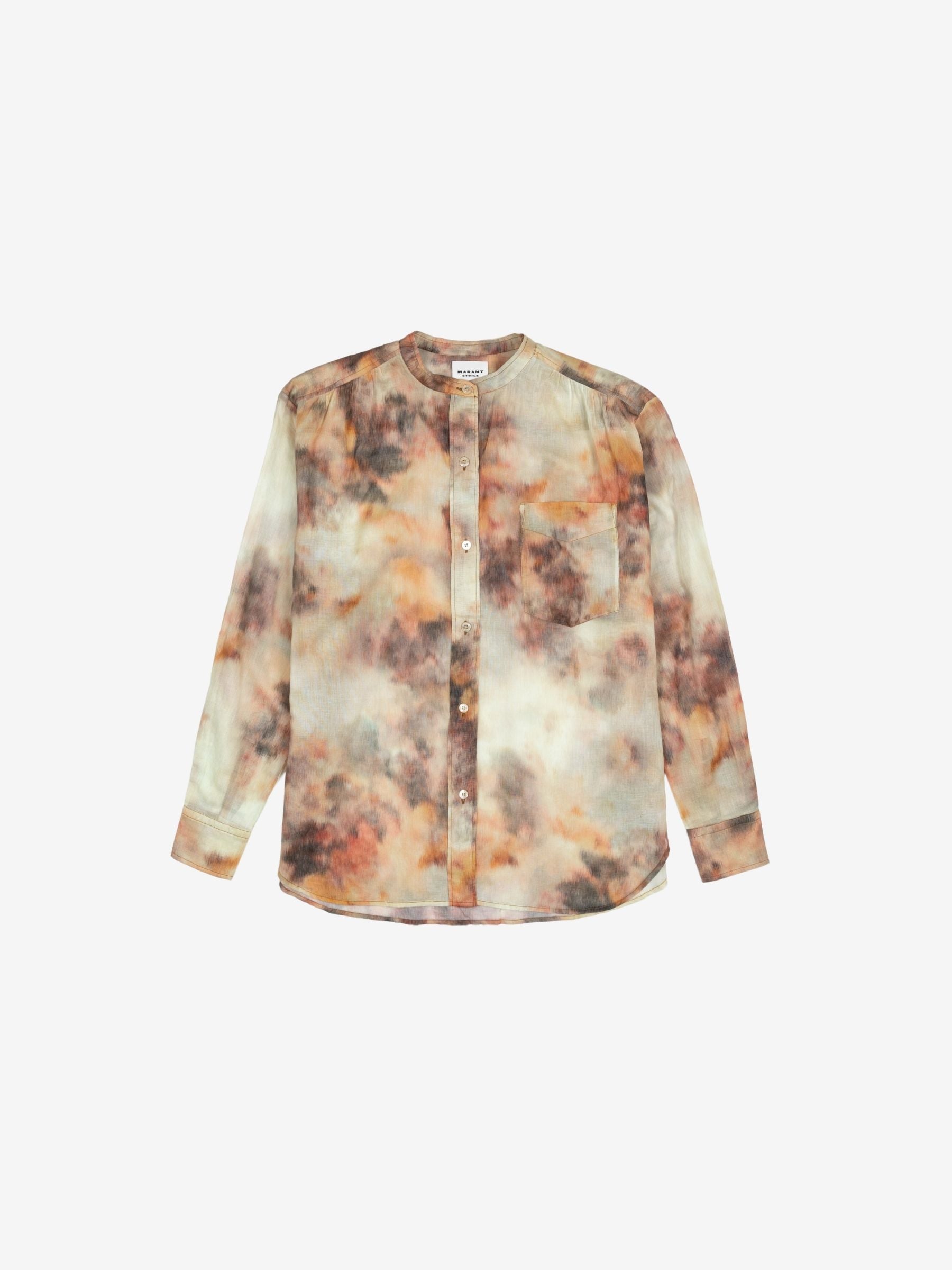 Isabel Marant Etoile Mexika Blouse Cloudy Cotton Beige