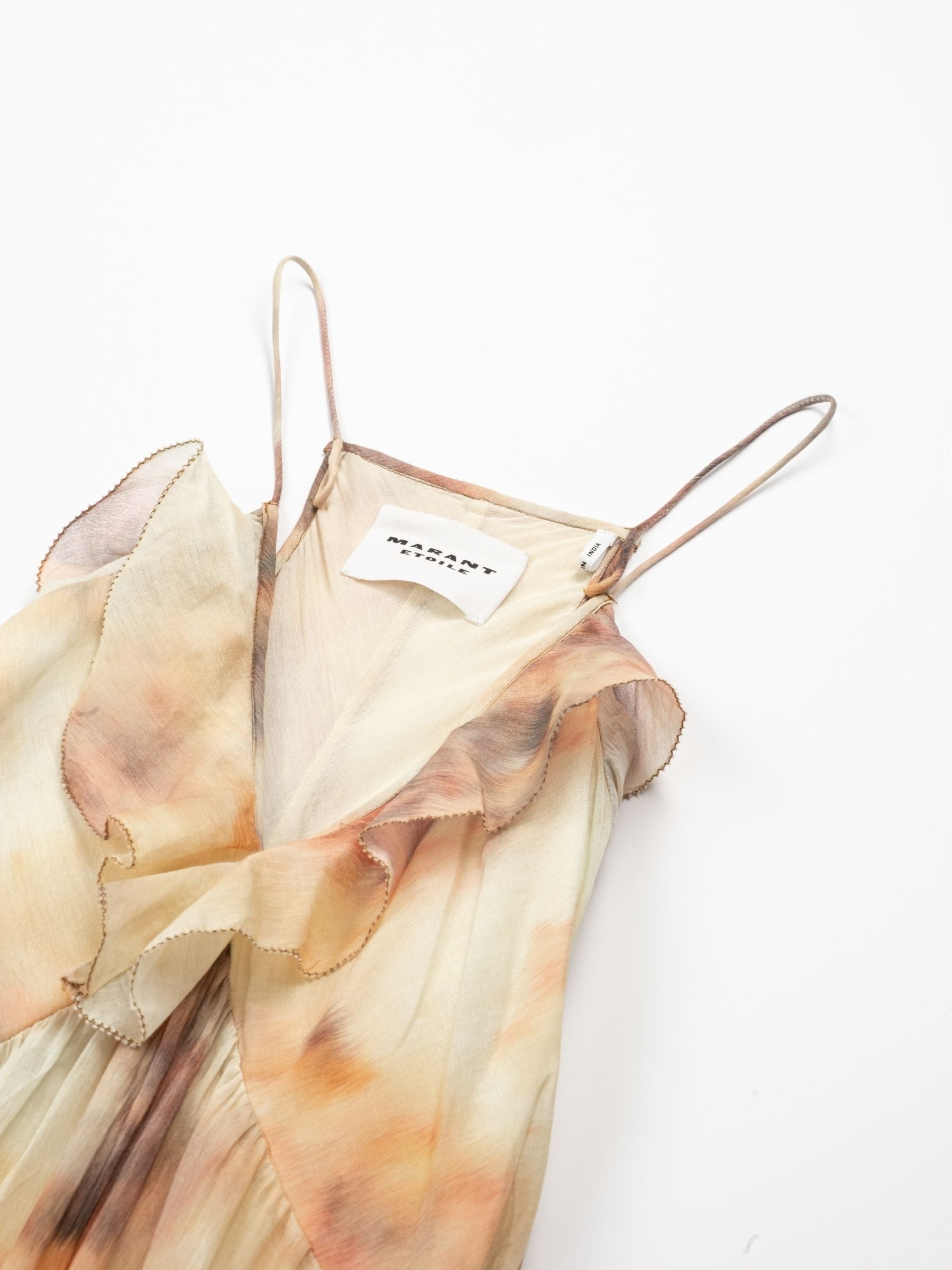 Isabel Marant Etoile Vasmila Dress Cloudy Cotton Beige