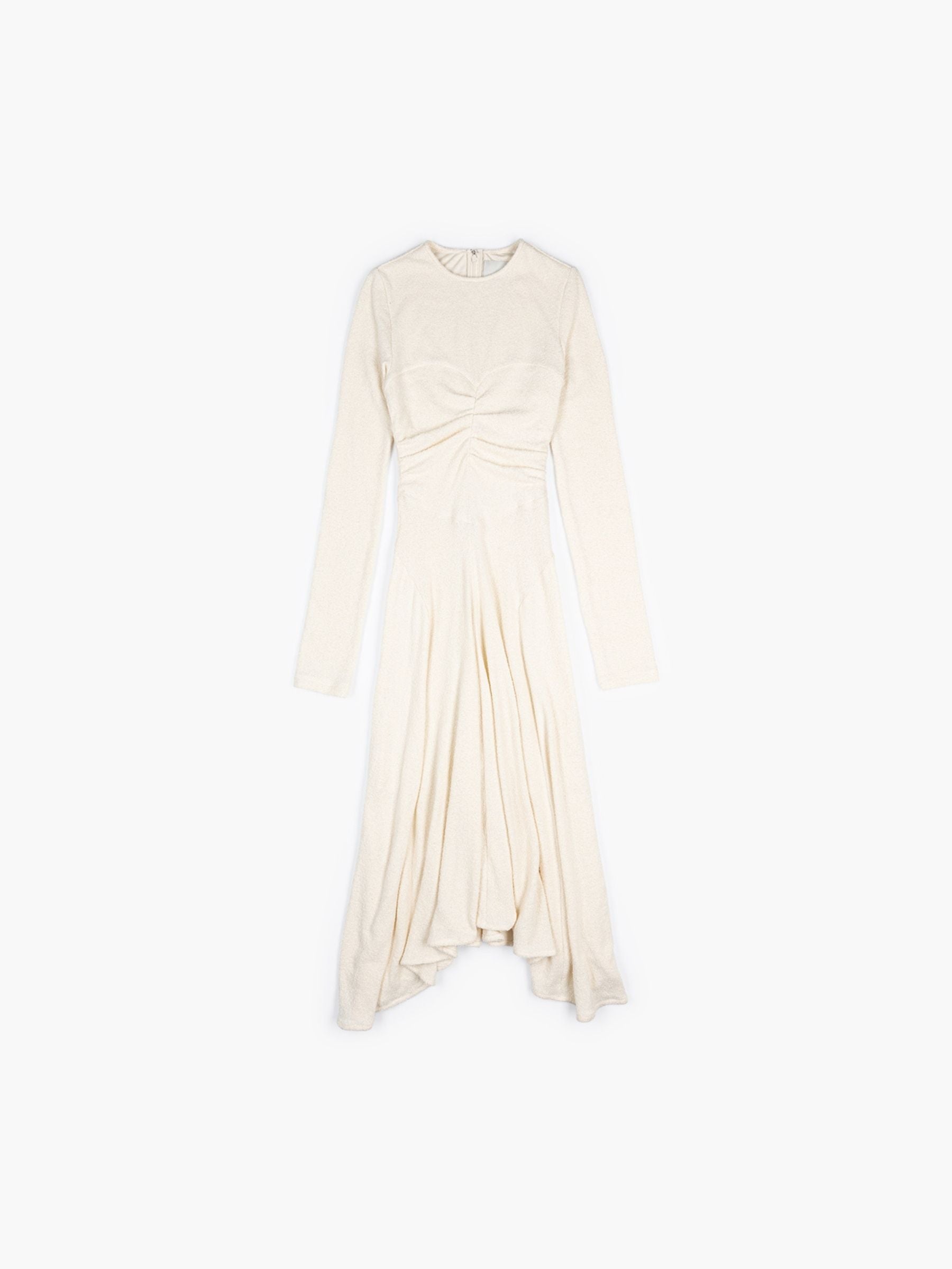 Isabel Marant Flora Dress Boucle Ecru