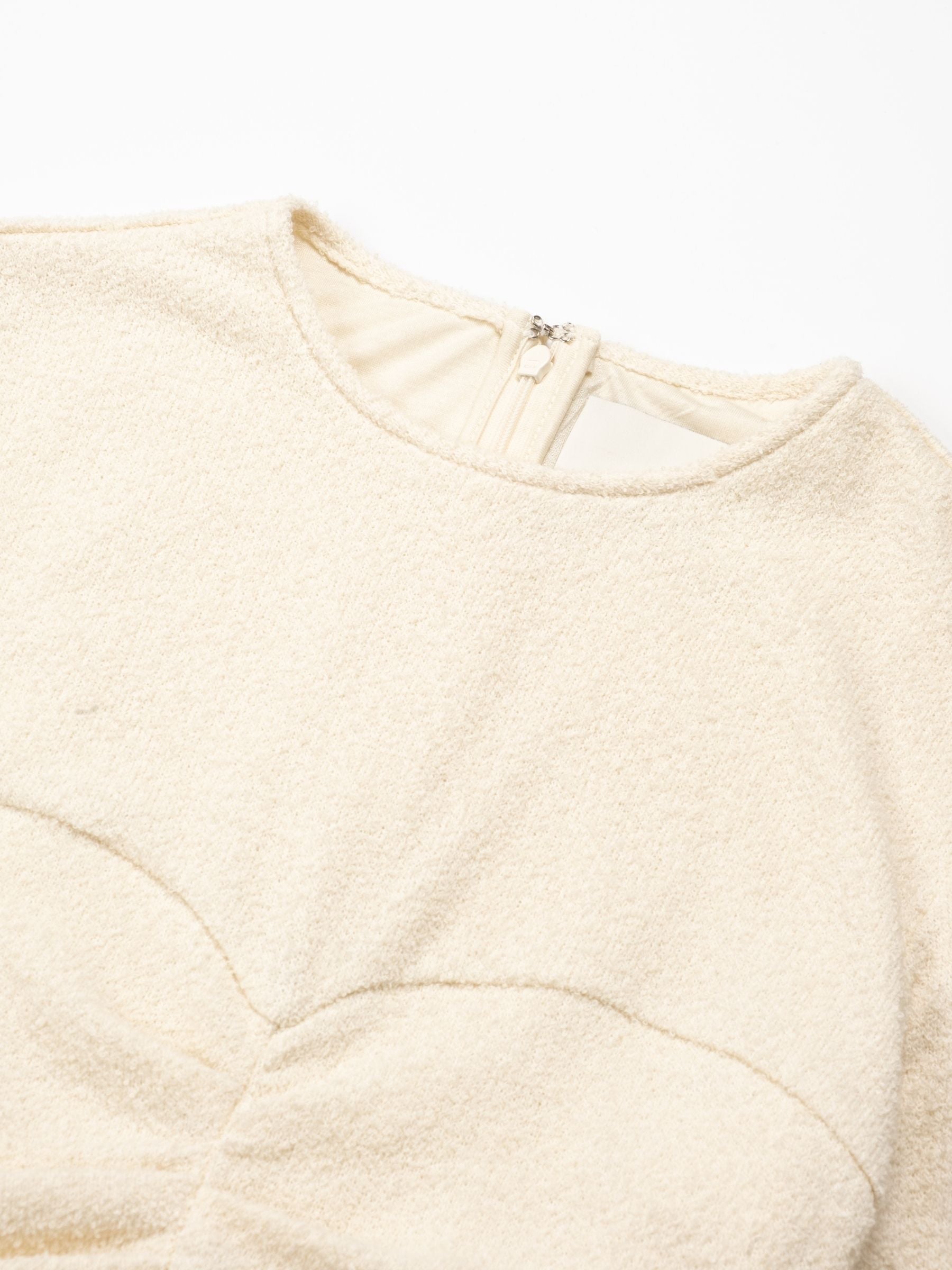 Isabel Marant Flora Dress Boucle Ecru