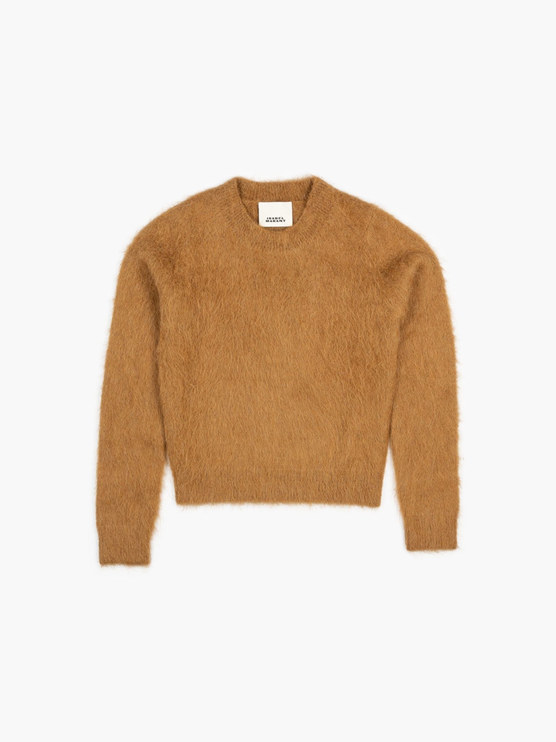 Isabel Marant Hermine Pullover Fluffy Knit Camel