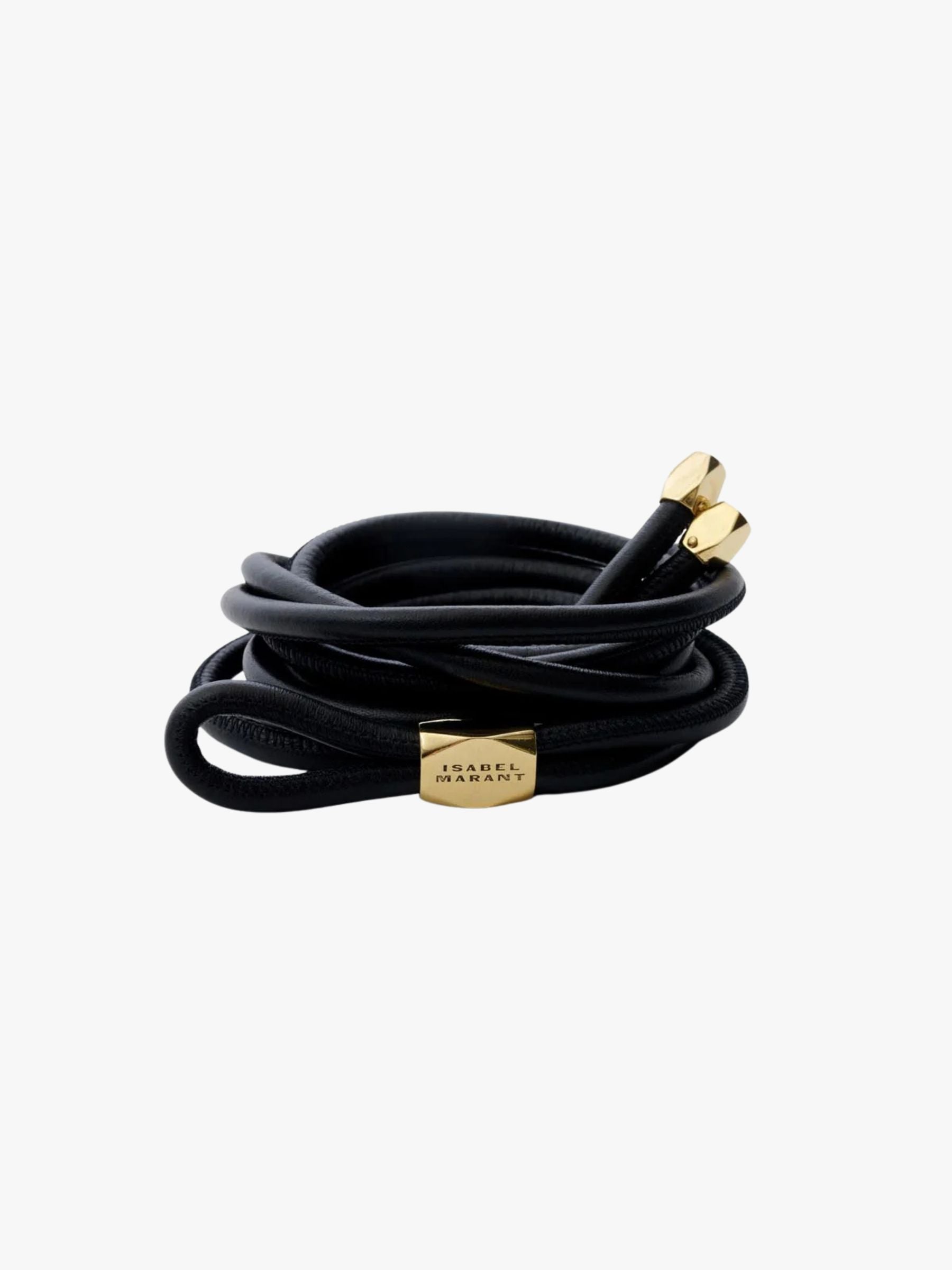 Isabel Marant Silvia Belt Black/Gold
