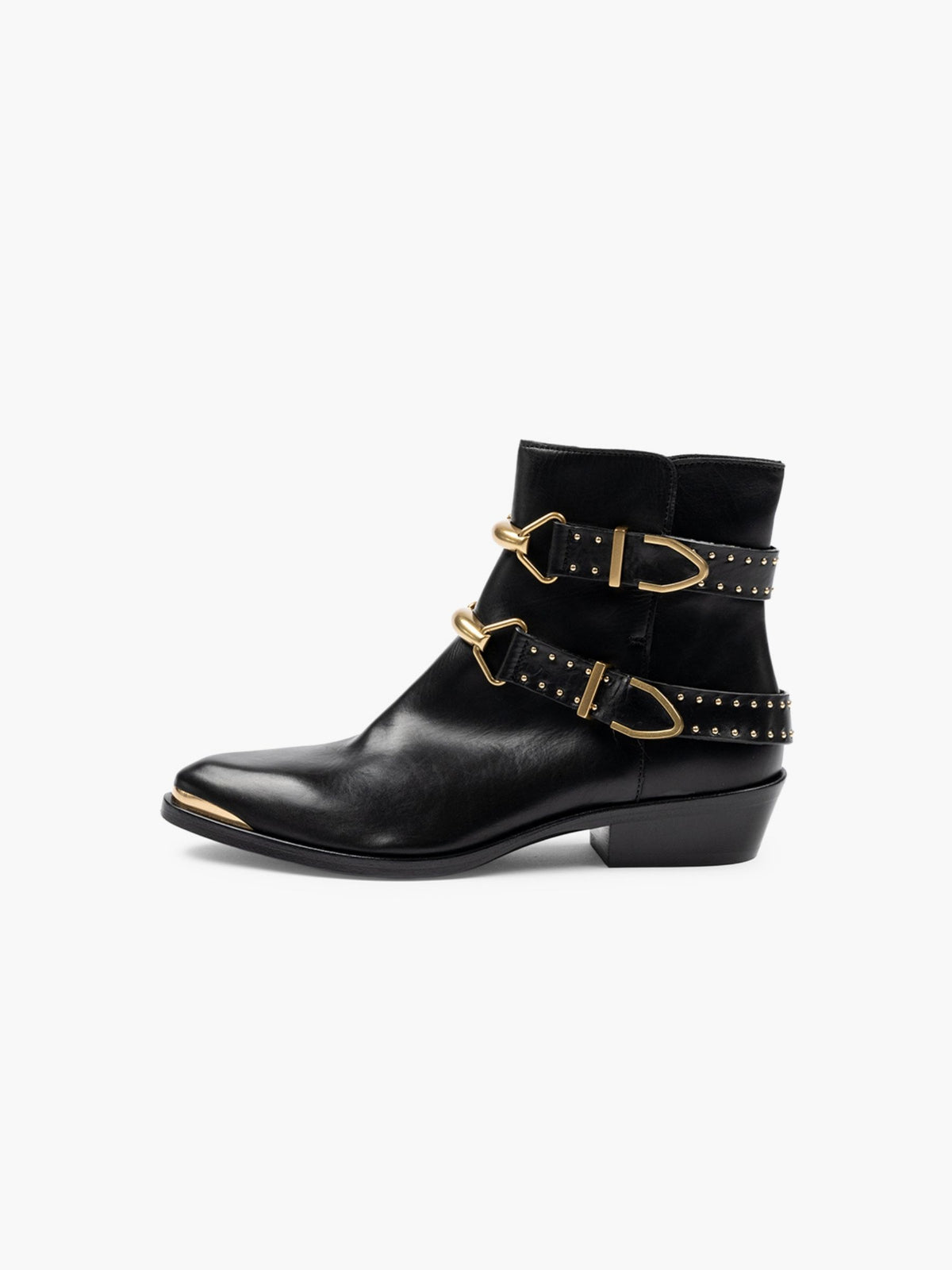 Isabel Marant Zalya Metal Ornament Boots Black