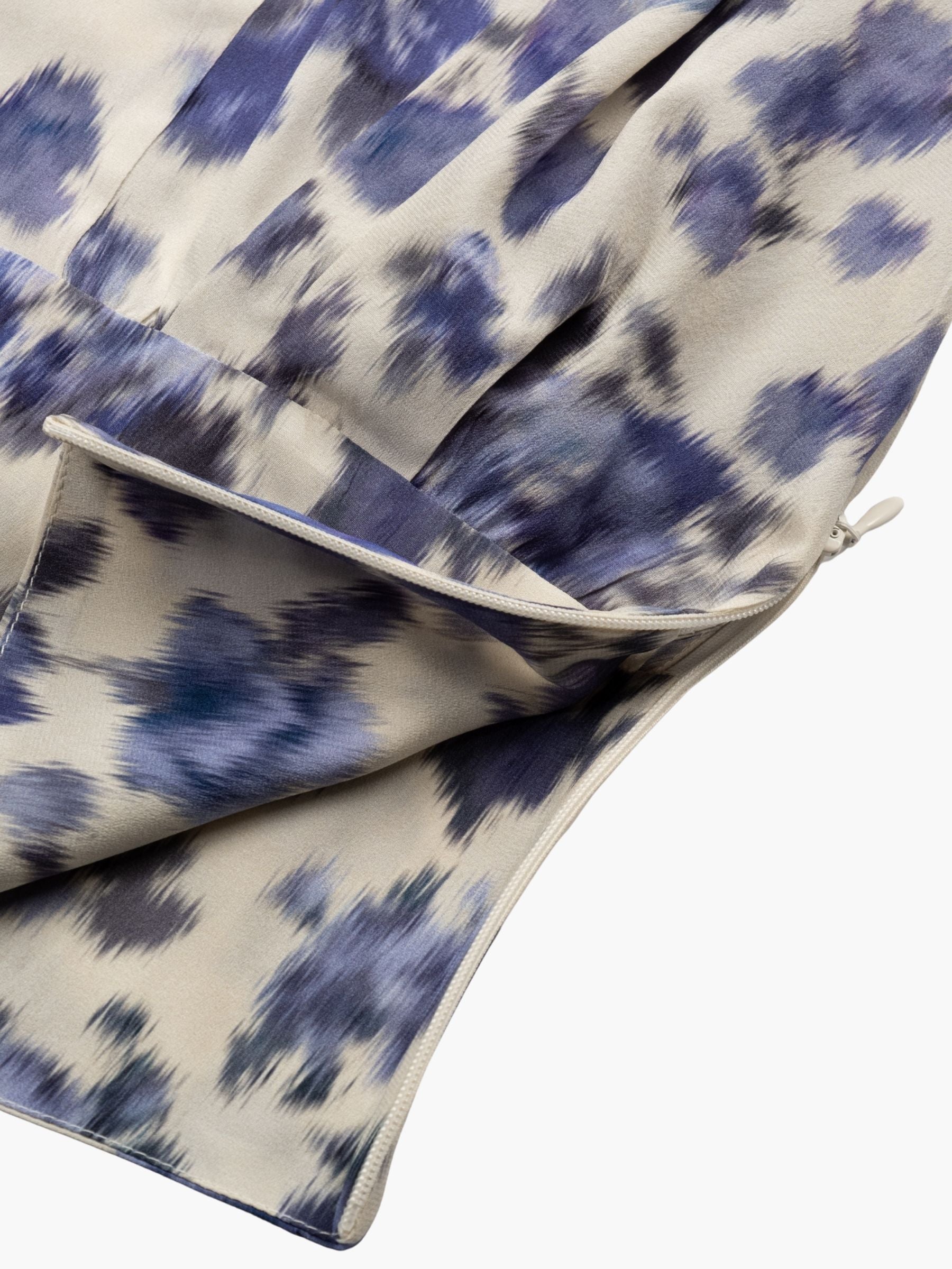 Isabel Marant Zarga Blouse Roses Stretch Blue