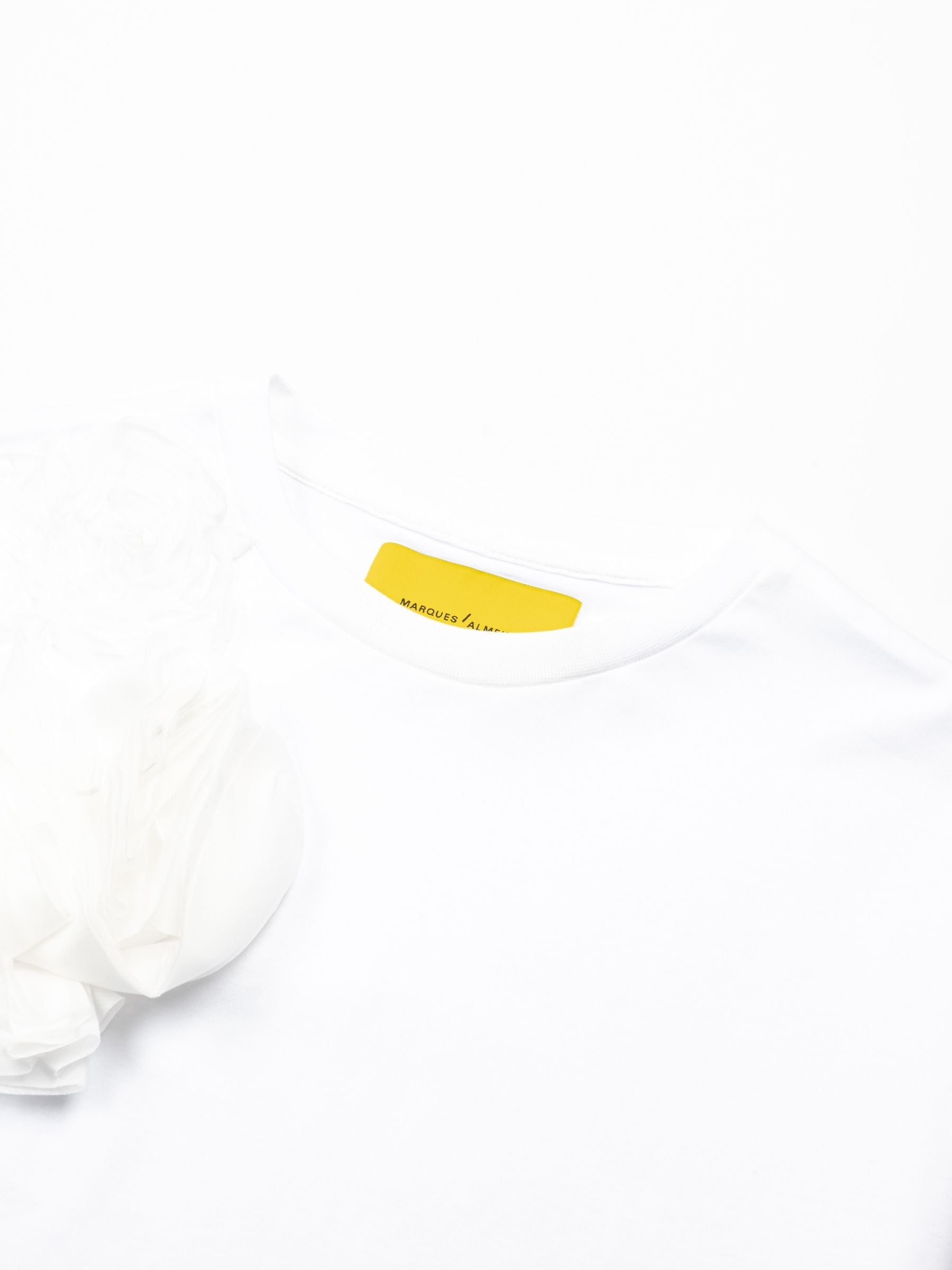Marques Almeida Flower Loose Fit T-Shirt White