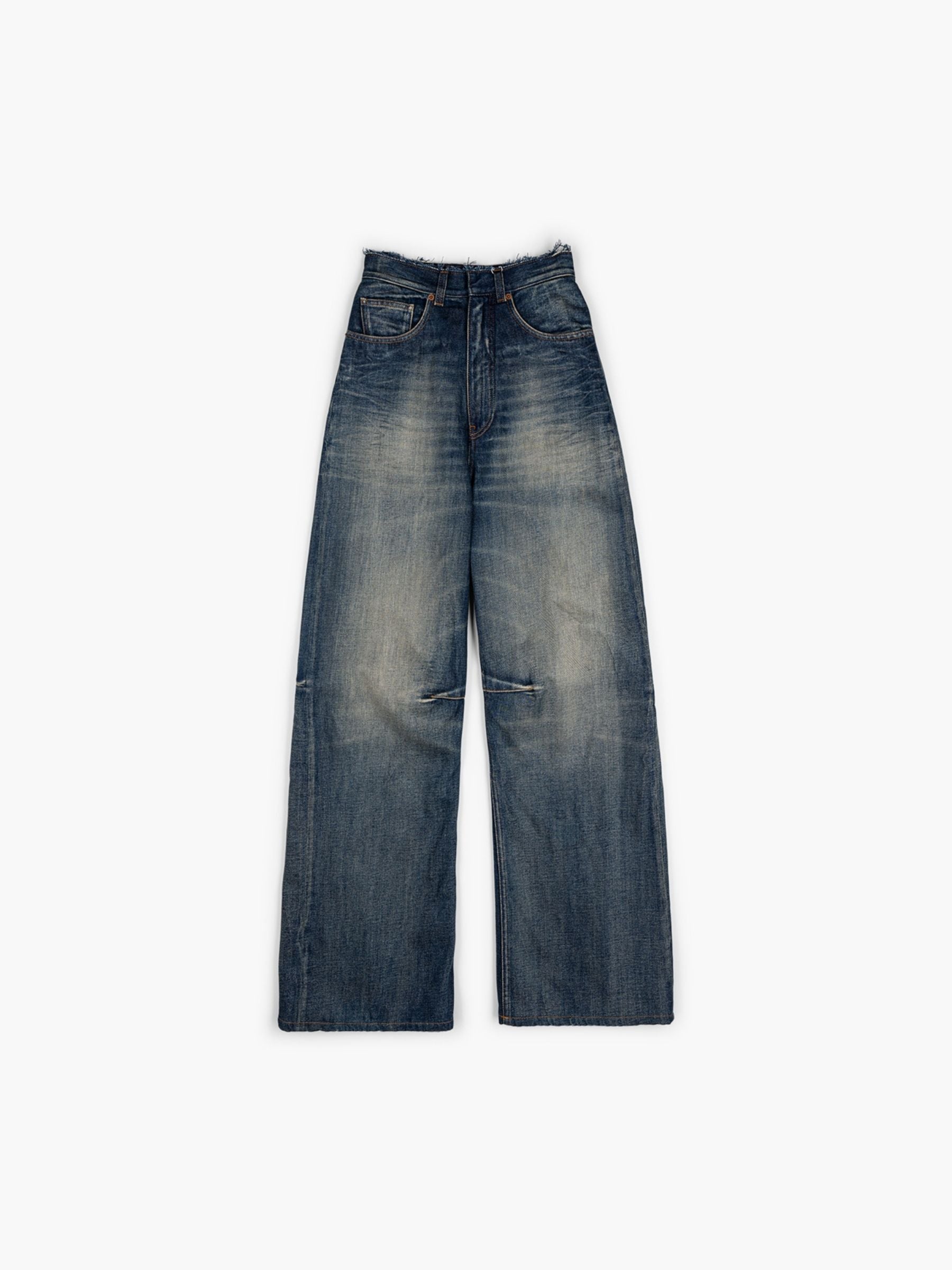 MM6 Maison Margiela Barrel Leg Denim Blue
