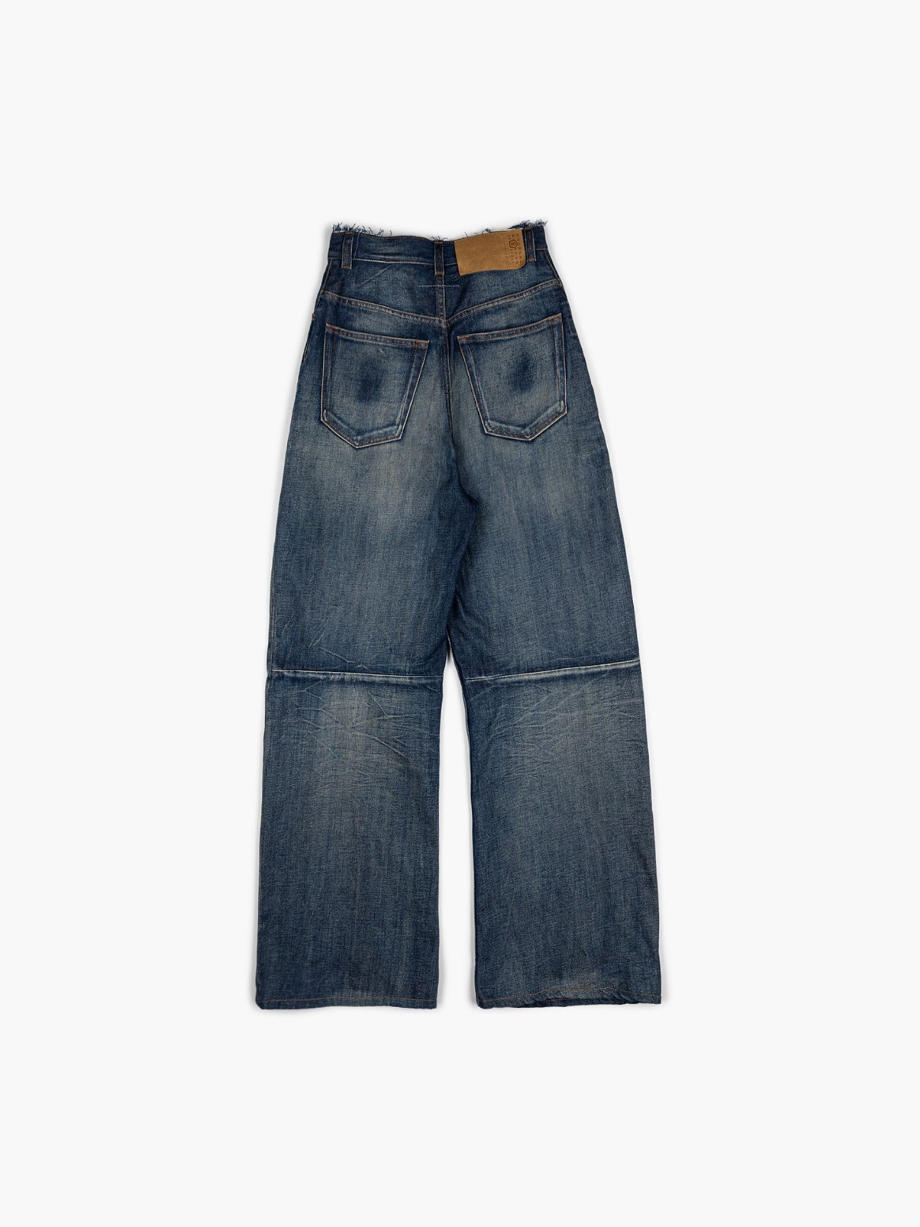 MM6 Maison Margiela Barrel Leg Denim Blue