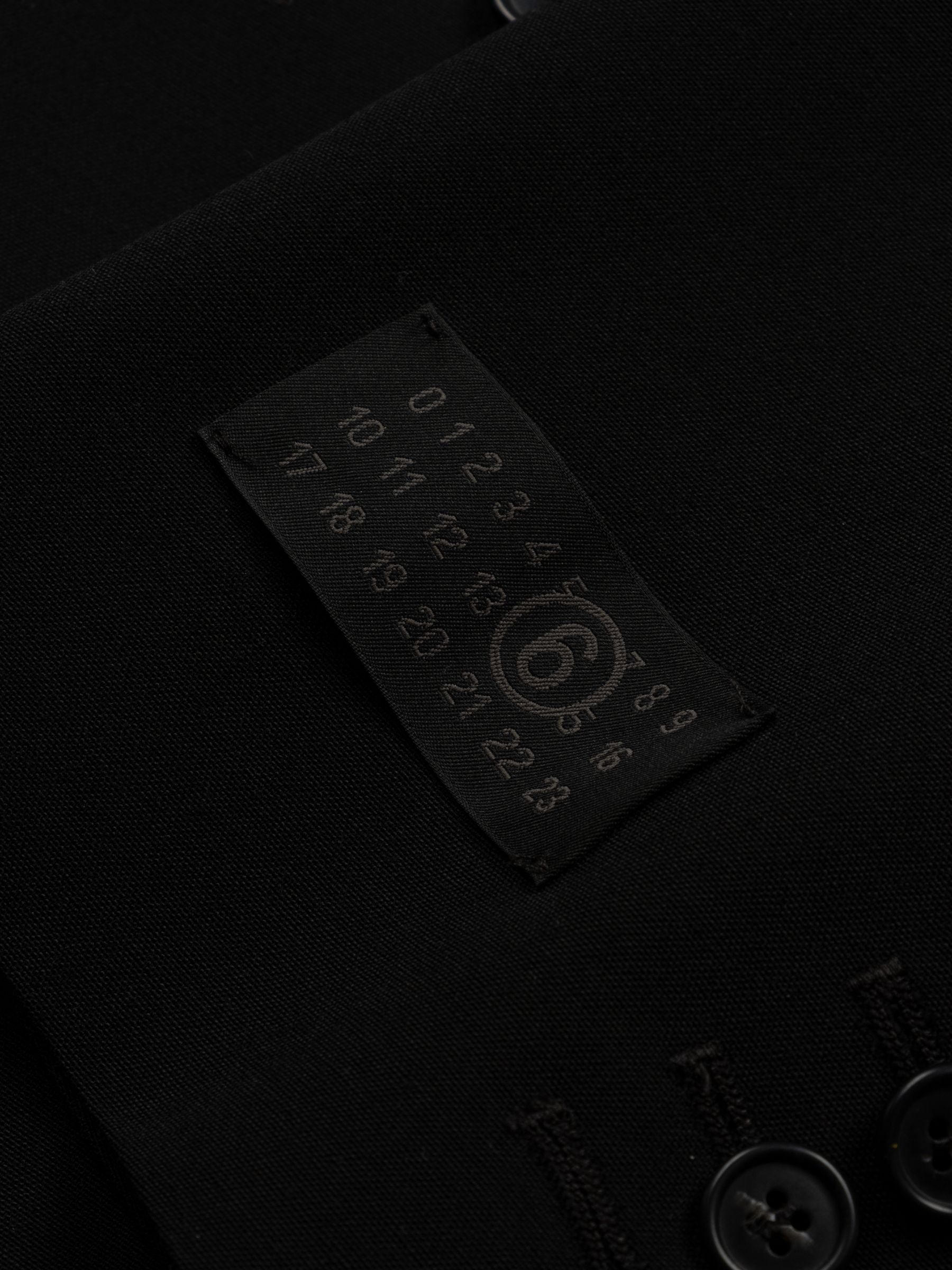 MM6 Maison Margiela Double Breasted Jacket Black