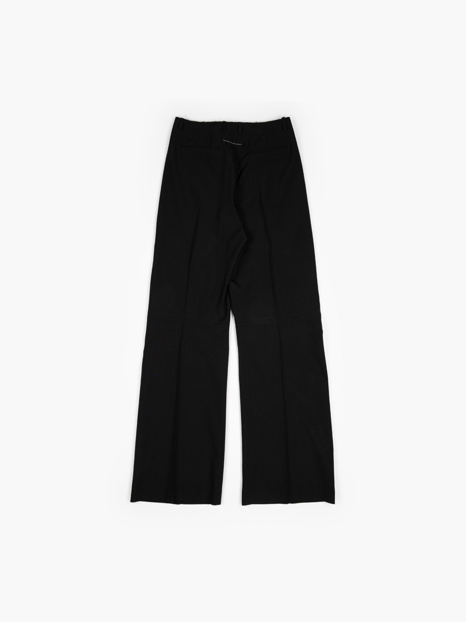 MM6 Maison Margiela Raw Hem Pants Black
