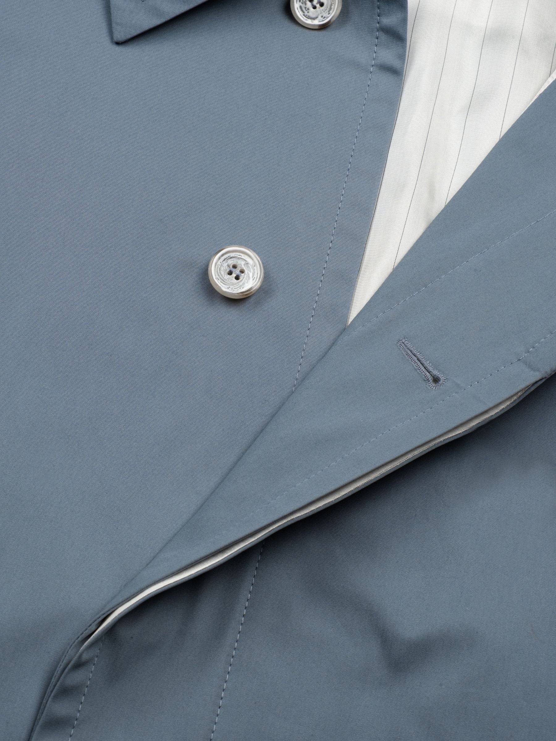 MM6 Maison Margiela Wide Coat Smokey Blue