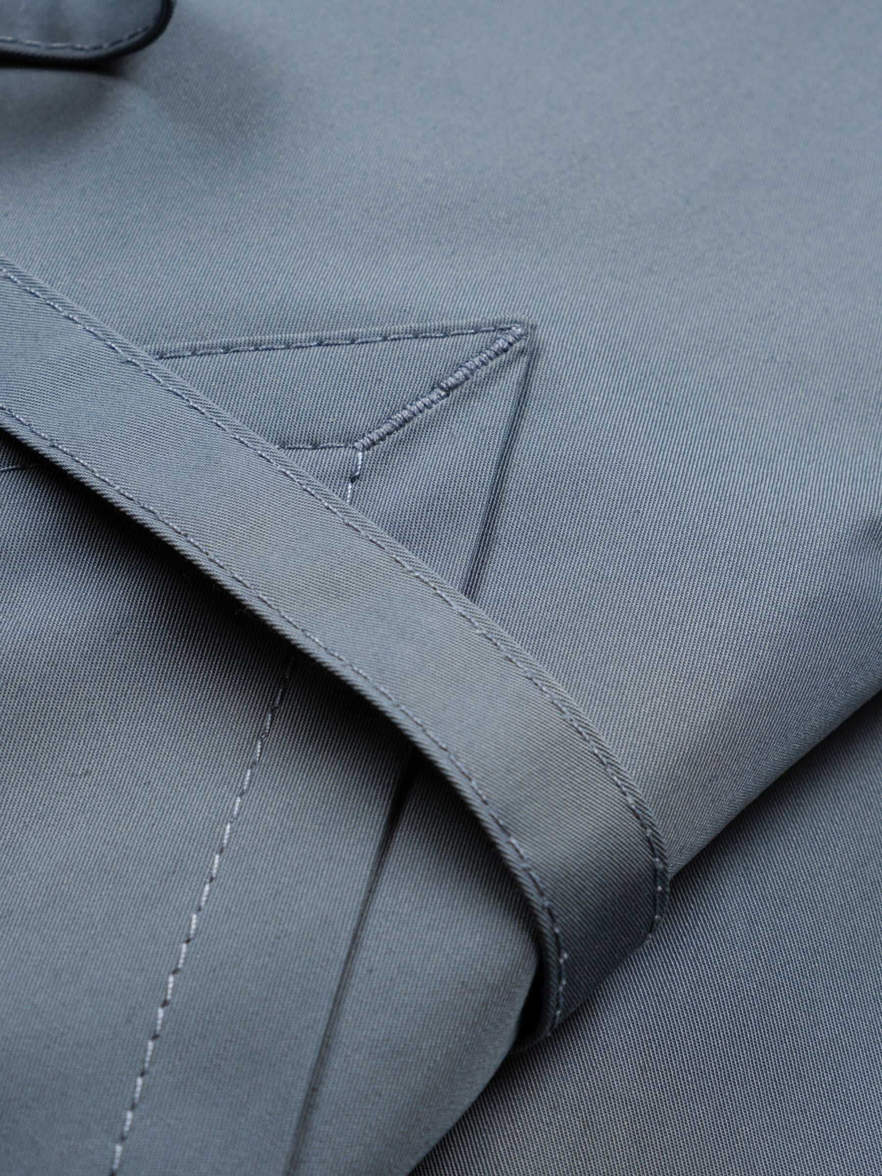 MM6 Maison Margiela Wide Coat Smokey Blue