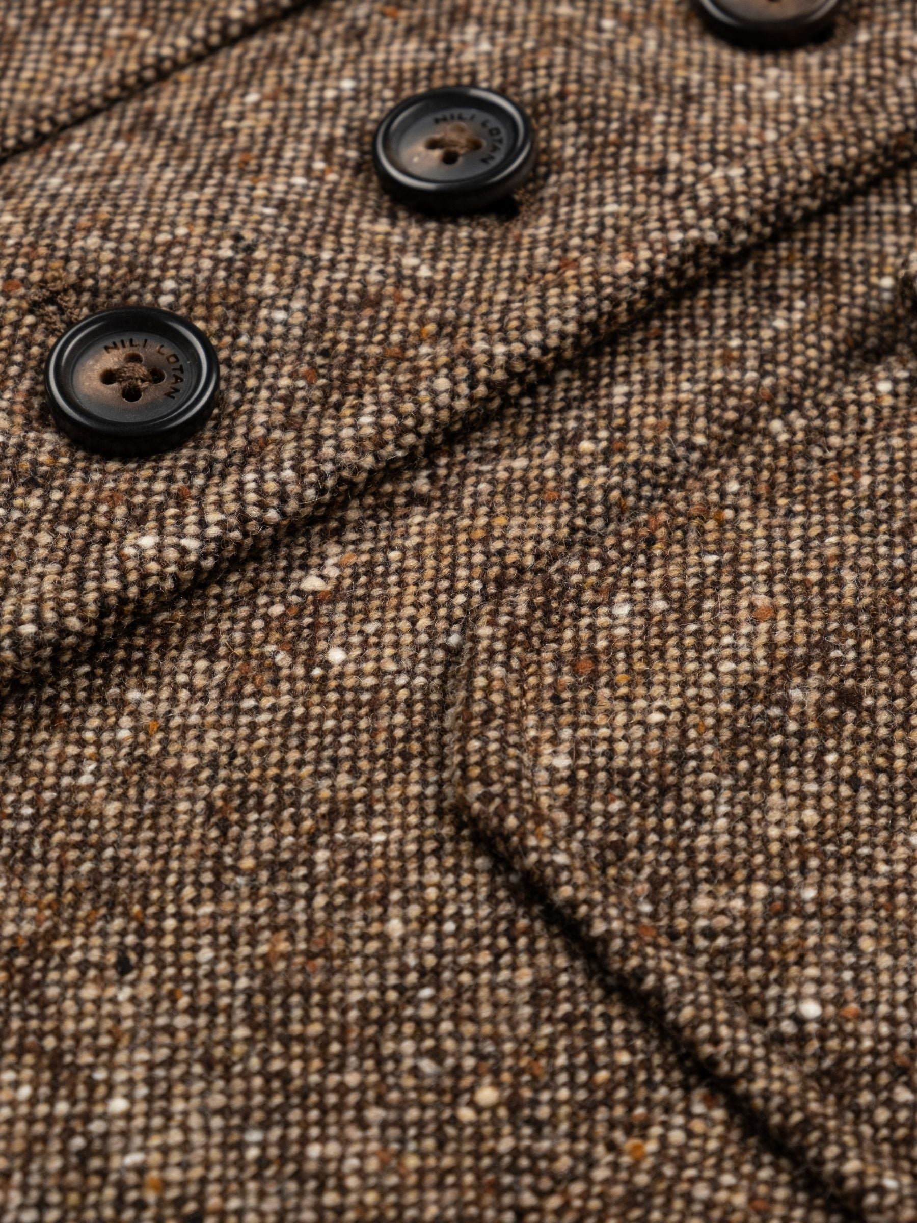 Nili Lotan Jamison Jacket Espresso Donegal