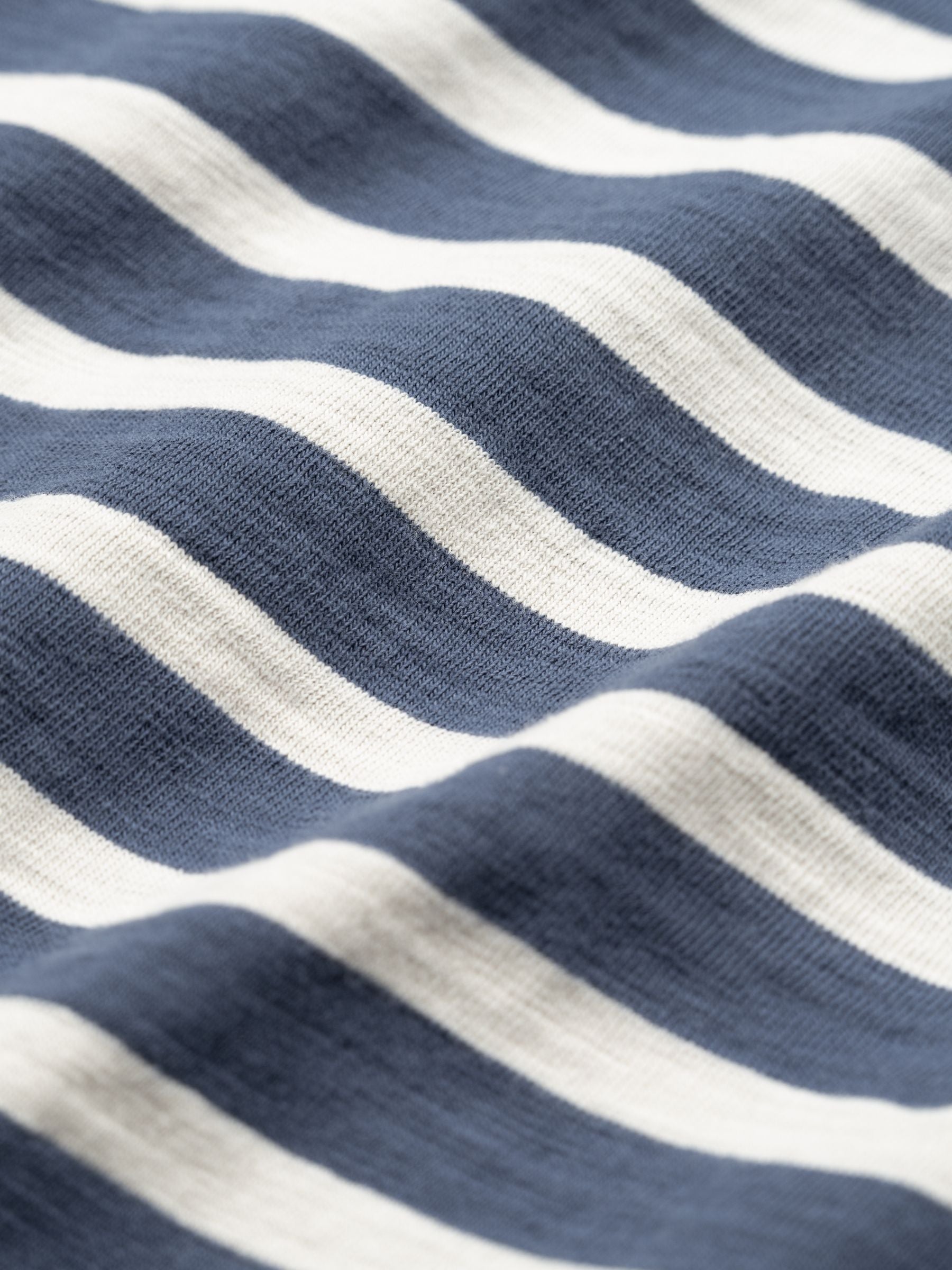 Nili Lotan Lana Crewneck Tee French Blue Off White Stripes