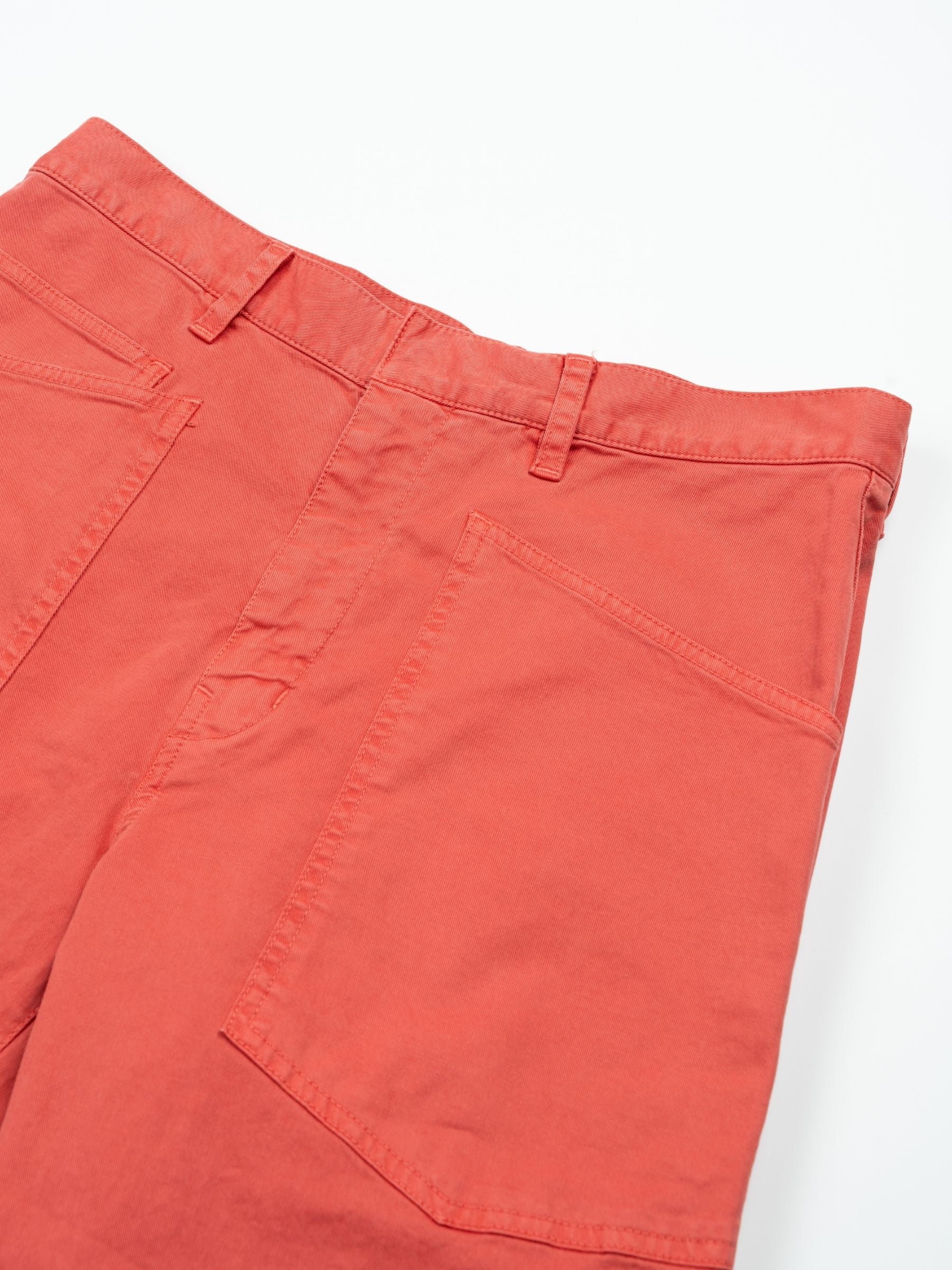 Nili Lotan Shon Pant Vintage Washed Faded Red