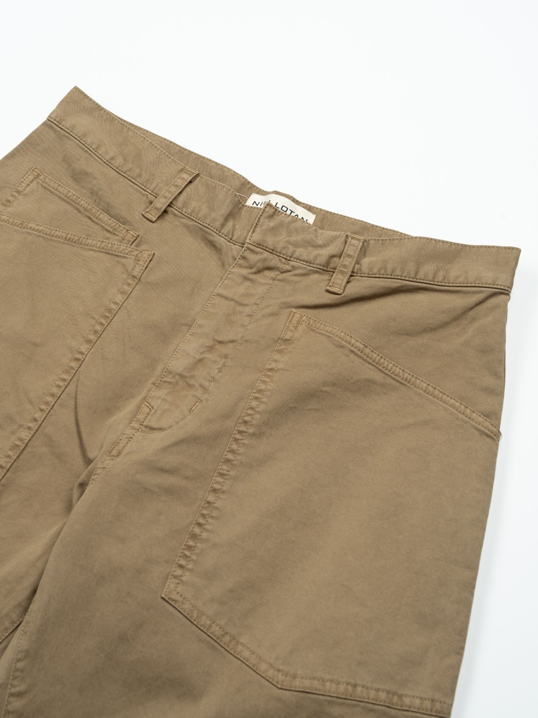 Nili Lotan Shon Pant Vintage Wash French Khaki