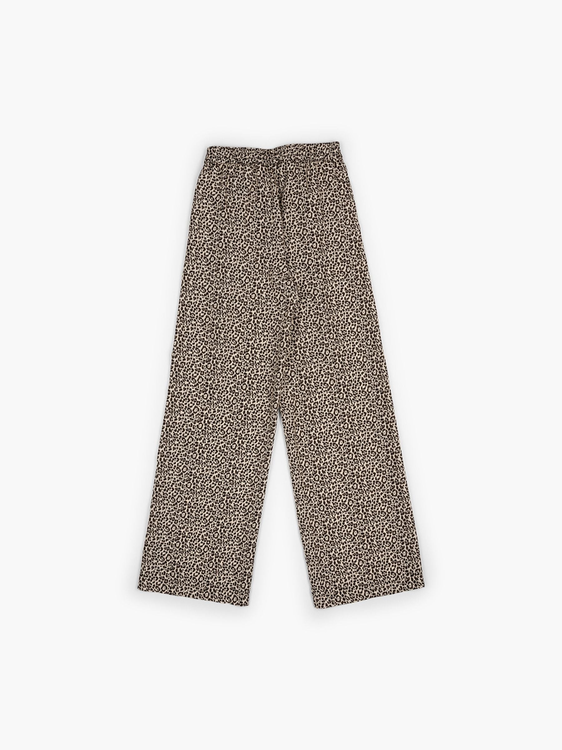 Odeeh Habotai Silk Leo Pants Cafe Noir