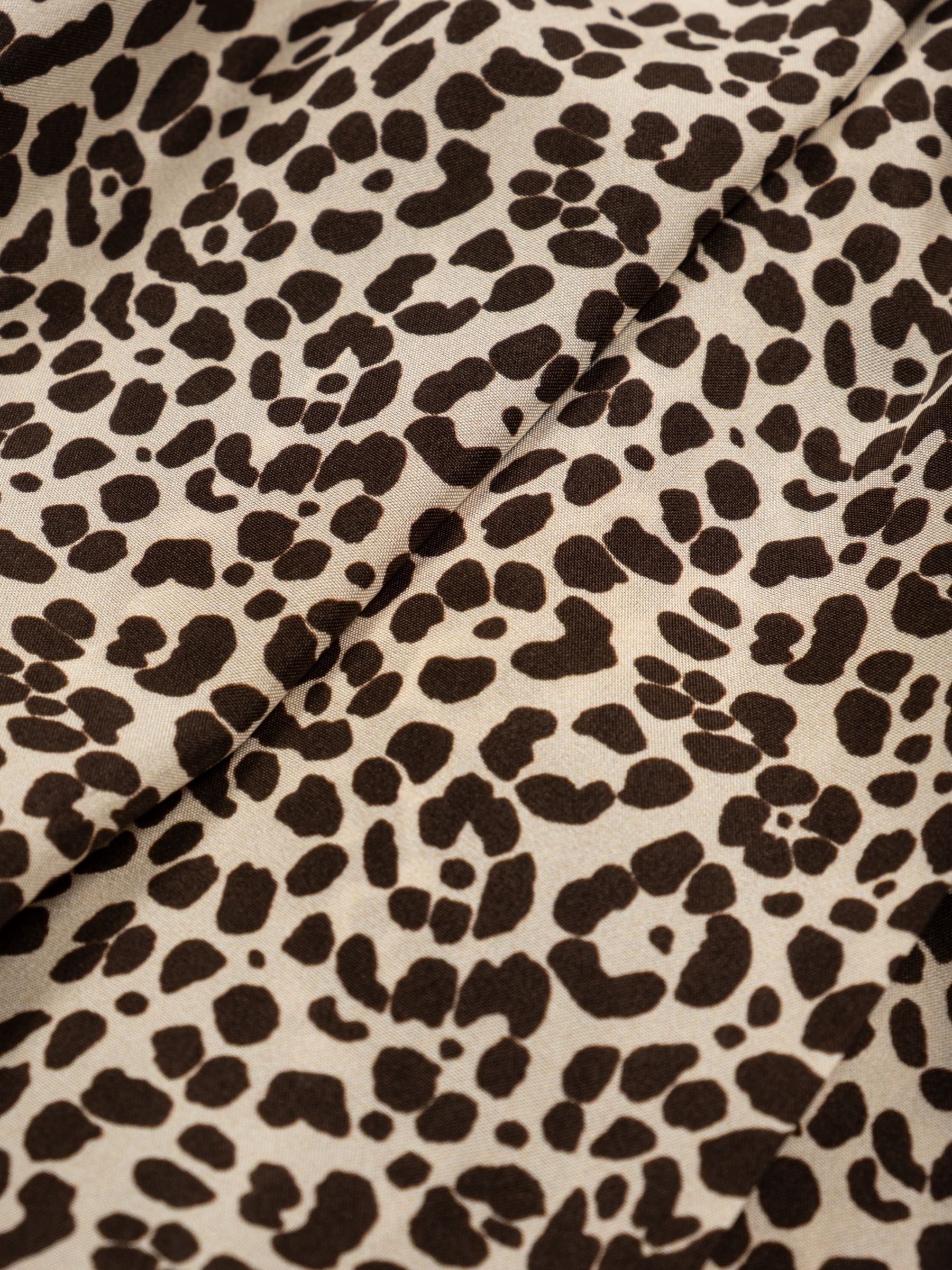 Odeeh Habotai Silk Leo Pants Cafe Noir