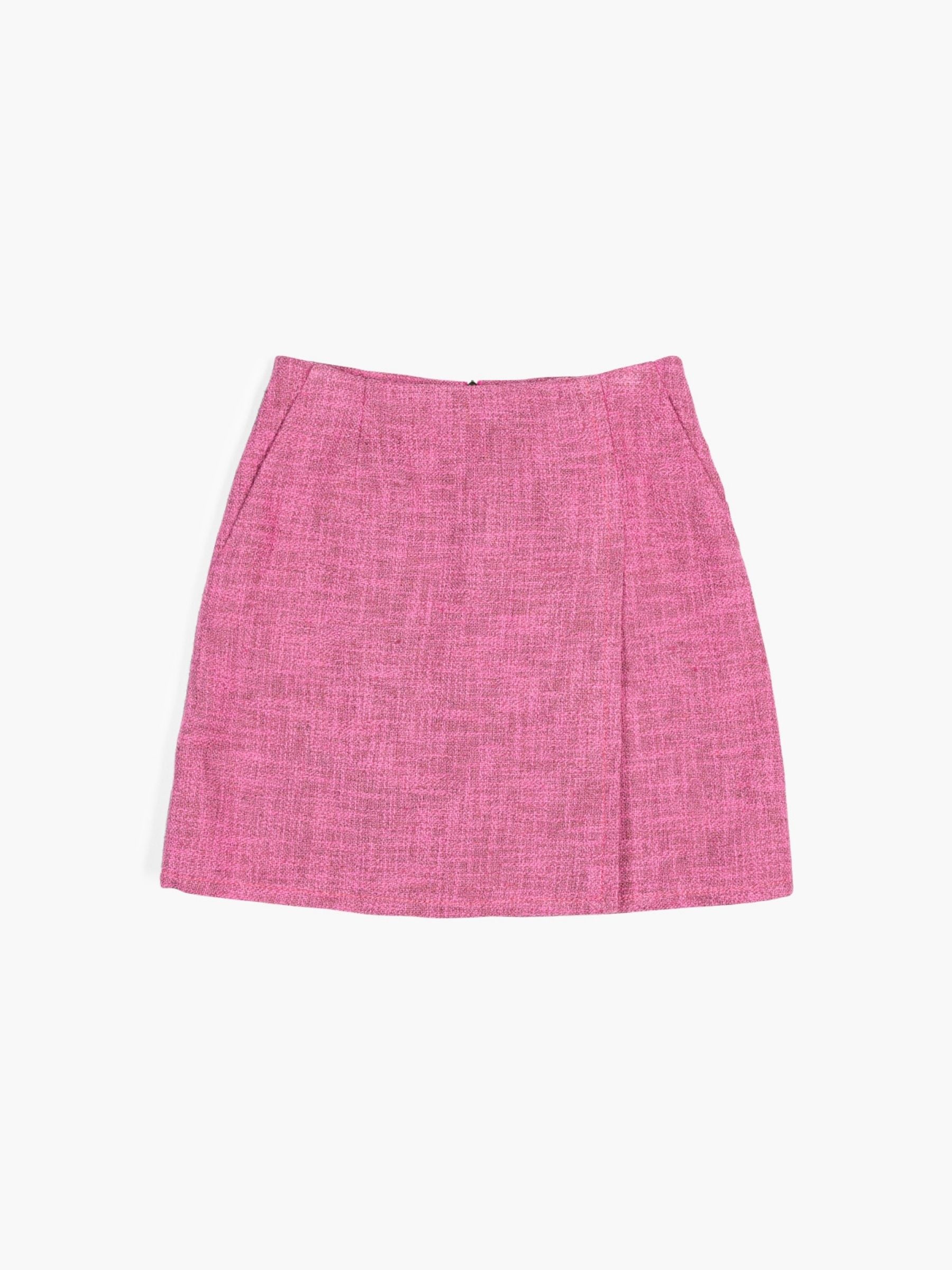 Odeeh Hemp Tweed Skirt Azalea