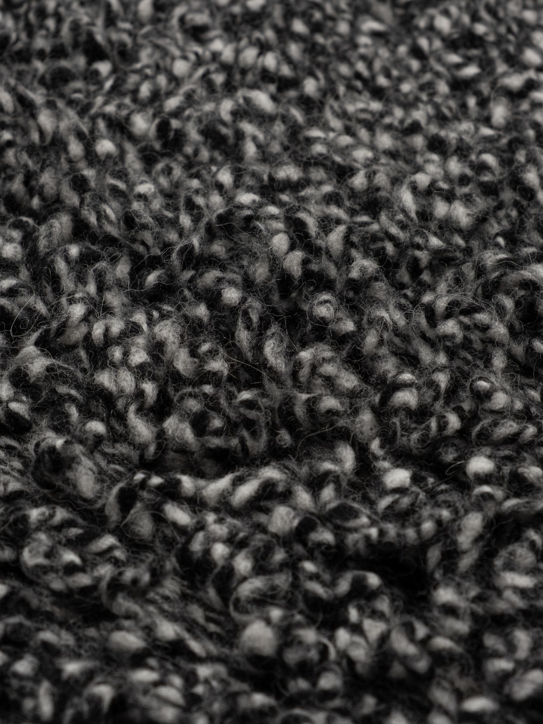 Odeeh Wool Alpaca Mix Pullover Black White