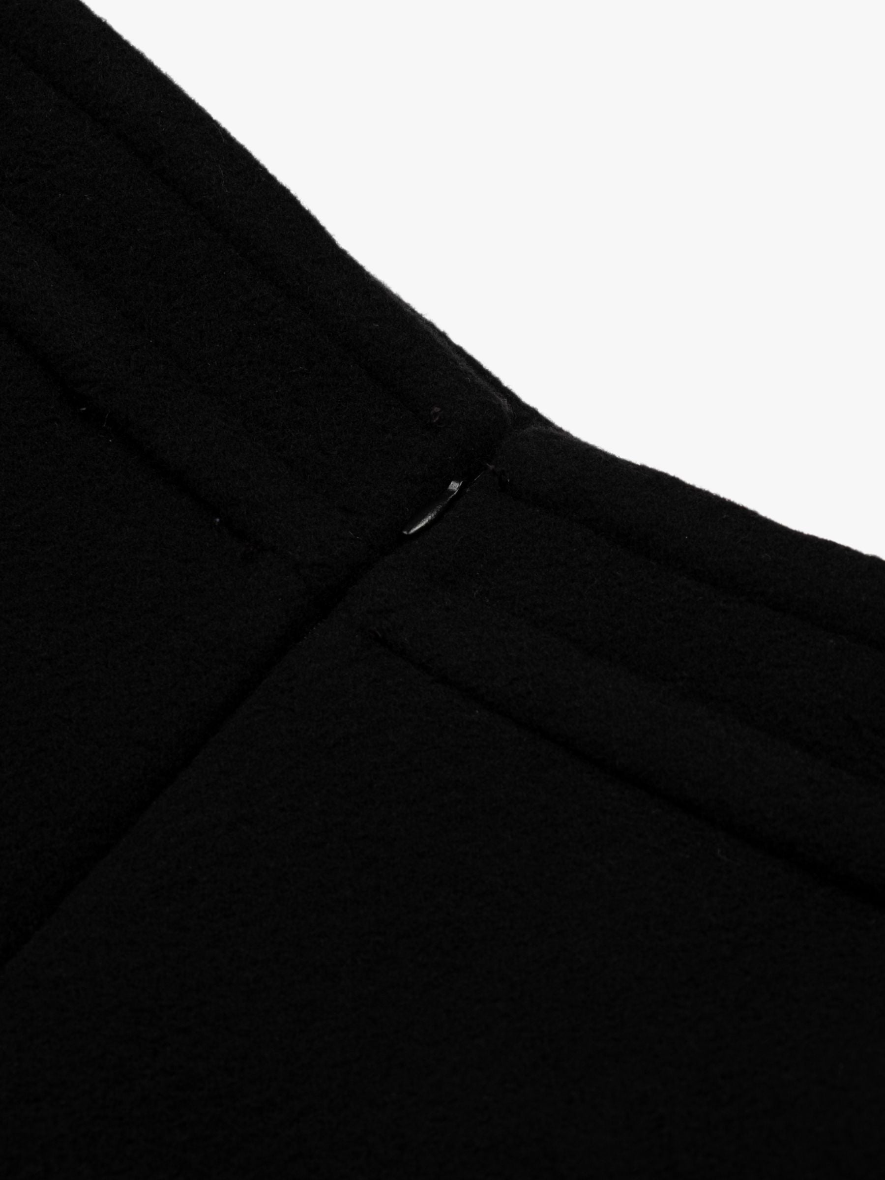 Patou Asymmetrical Mini Skirt Black