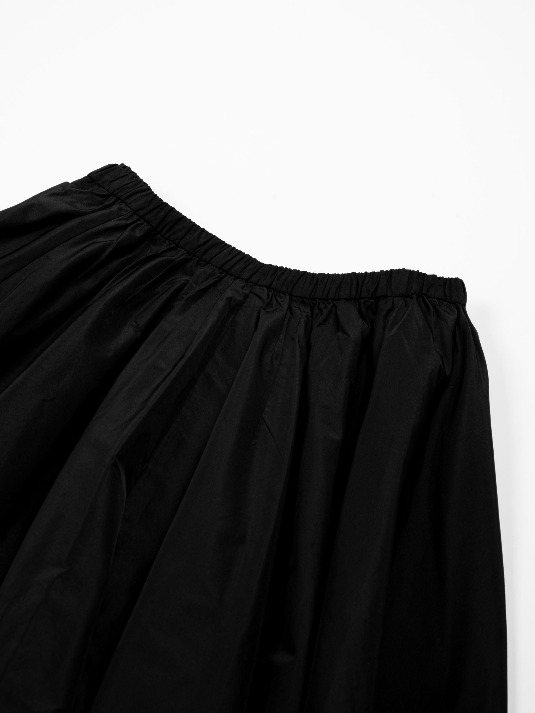 Patou Elasticated Midi Skirt Black