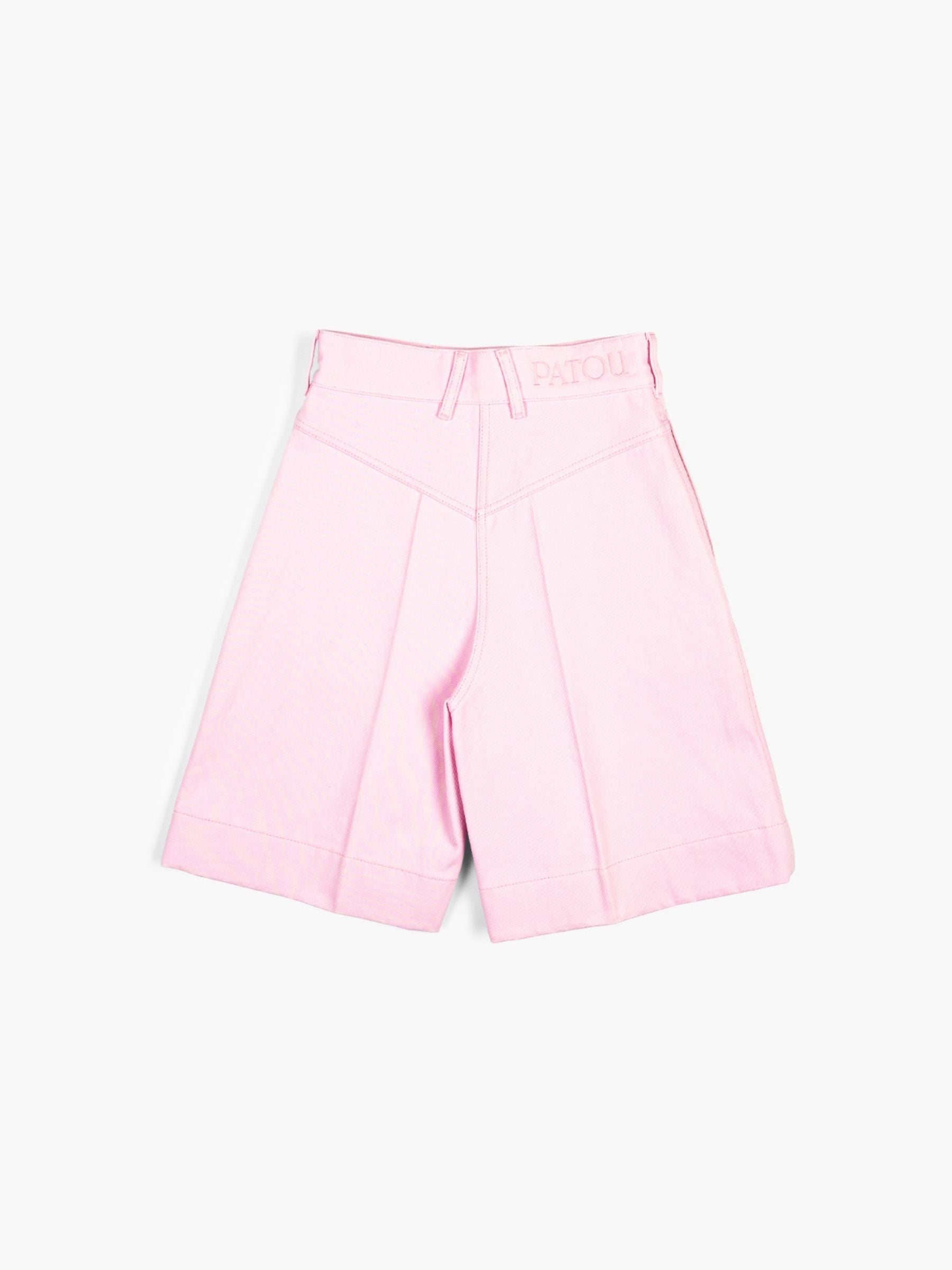 Patou Summer Denim Bermuda Pink Sunset