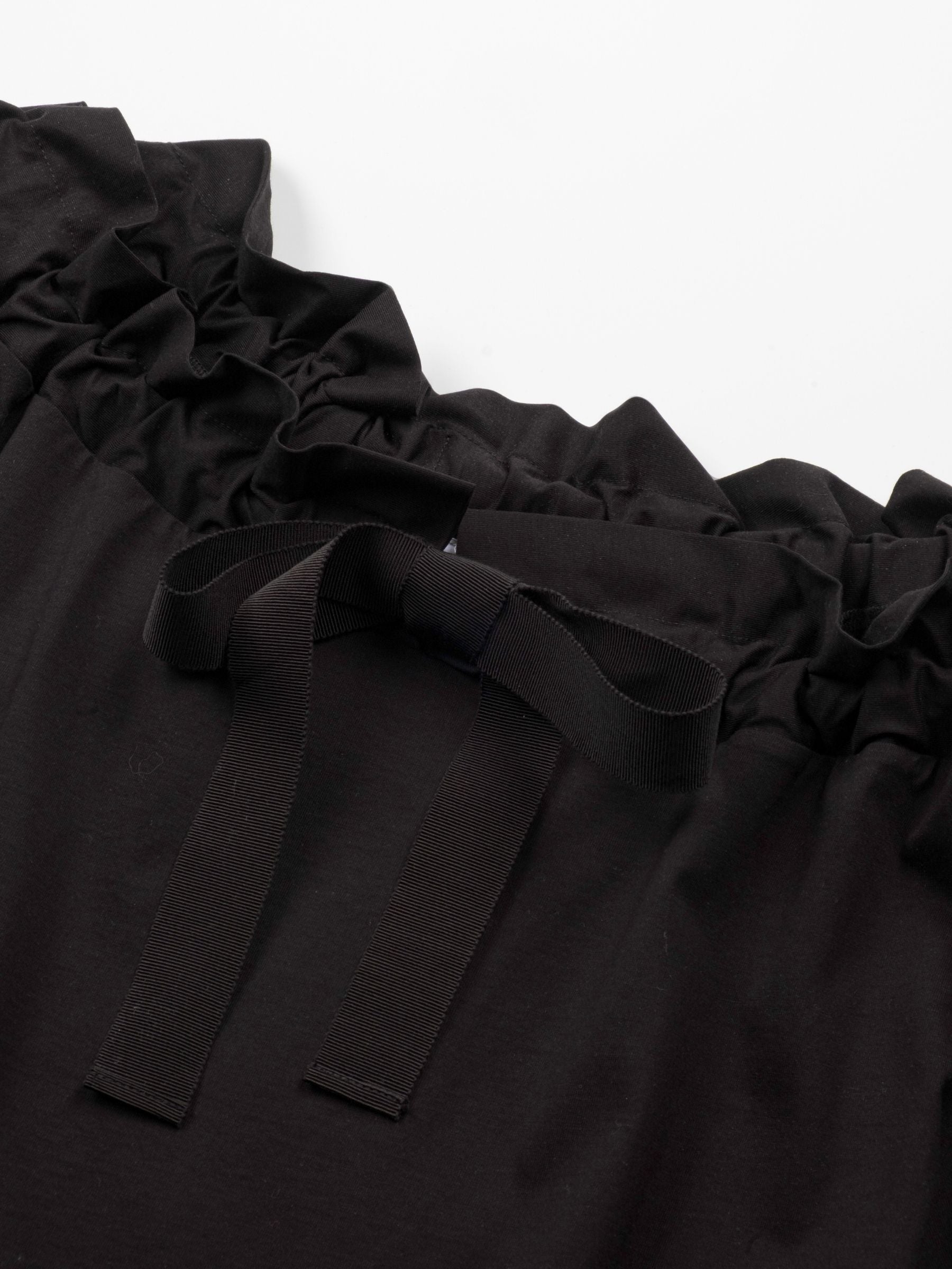 Patou Volume Jersey Top Black