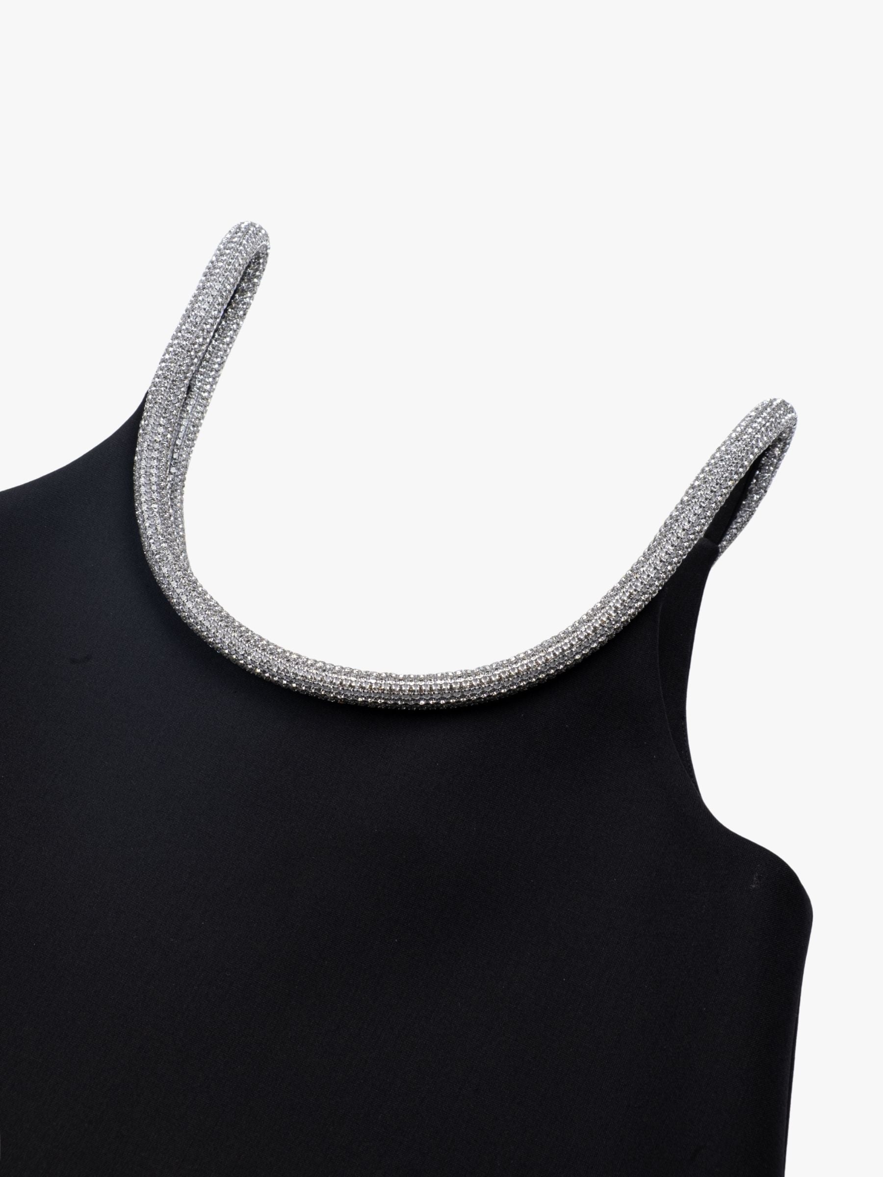 Rohe A Line Applique Dress Black