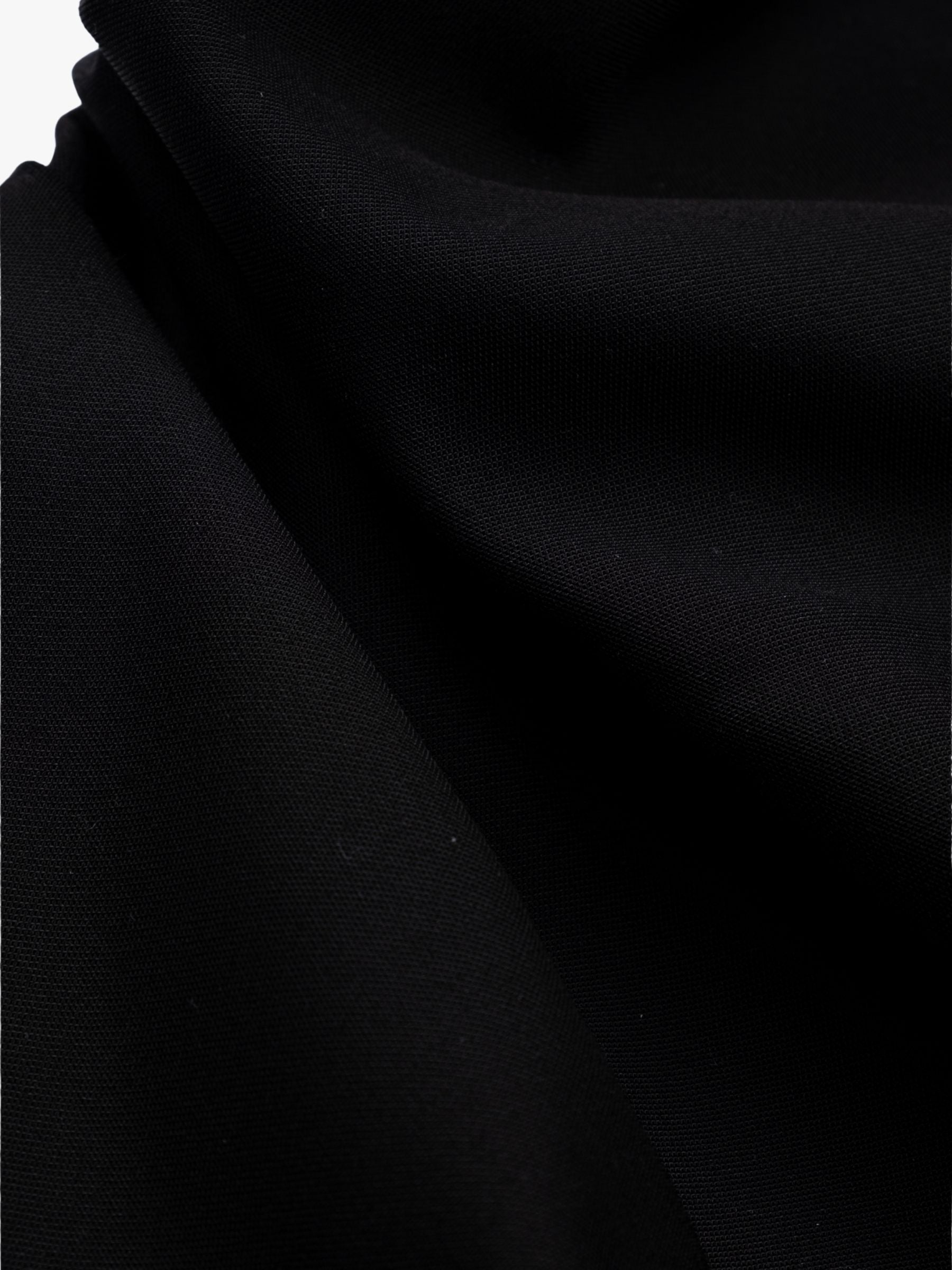 Rohe Draped Lapel Top Black