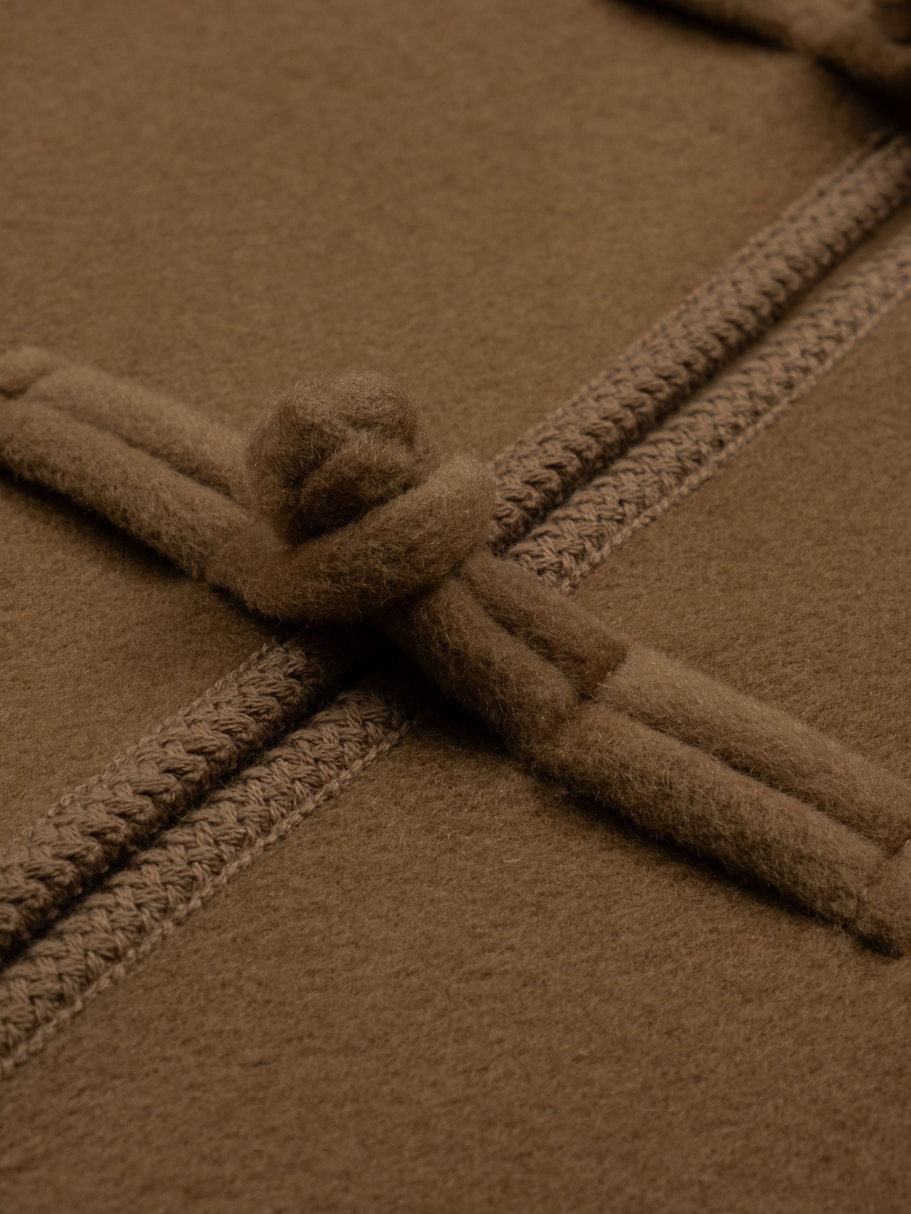 Rohe Mandarin Double-faced Wool Jacket Camel