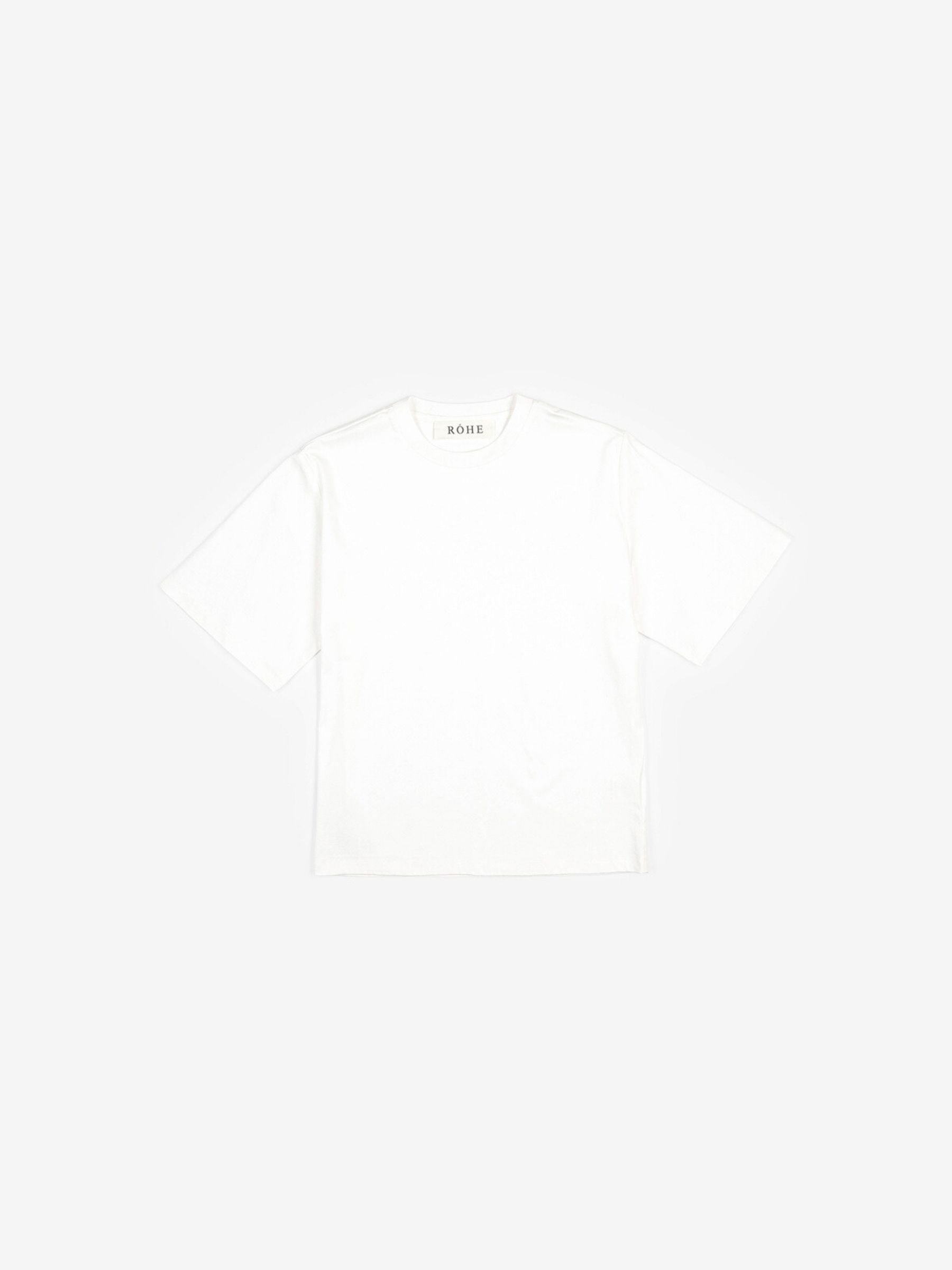 Rohe Oversized Cotton Silk T-shirt Off White