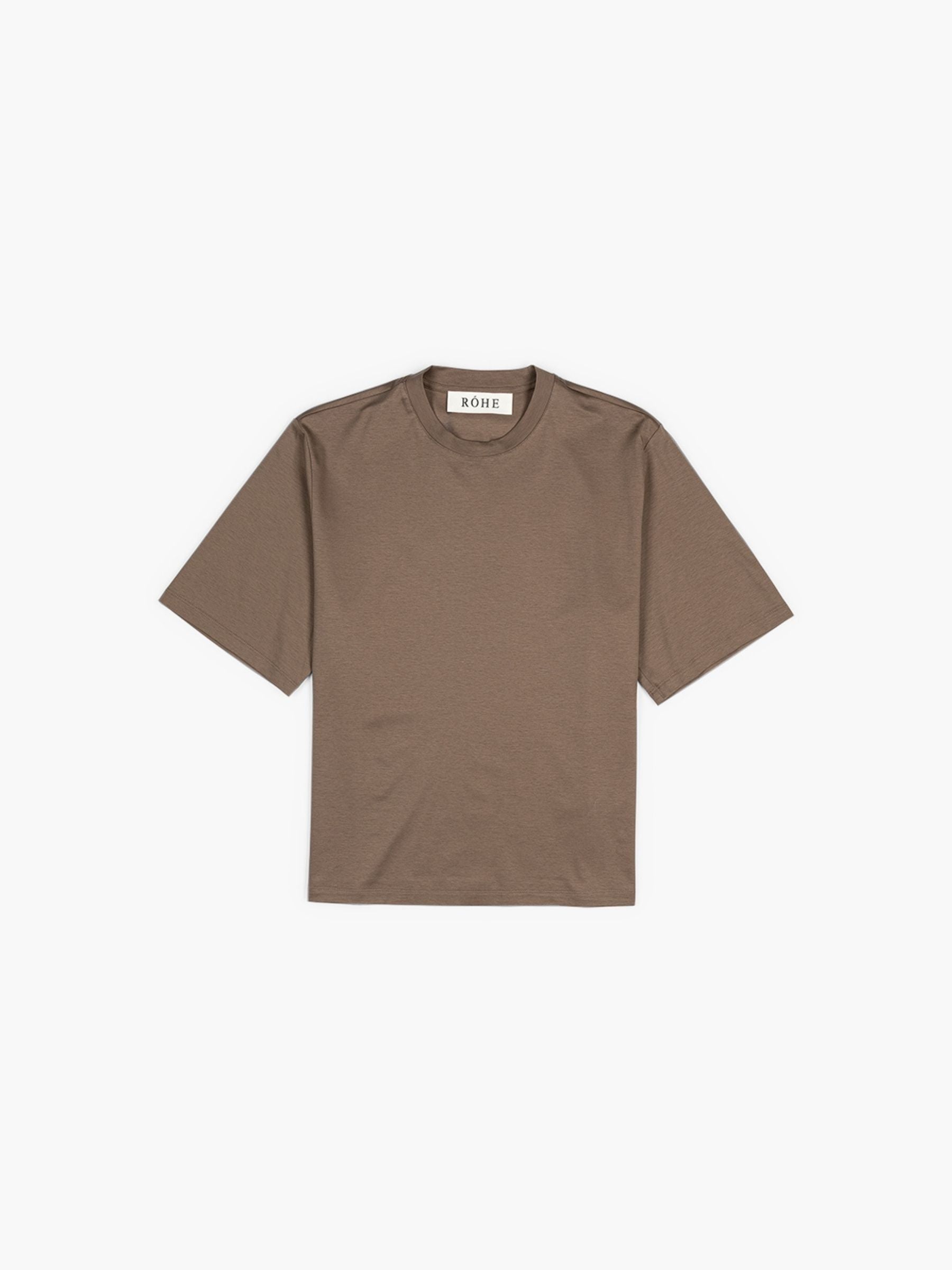Rohe Oversized Cotton Silk T-shirt Taupe