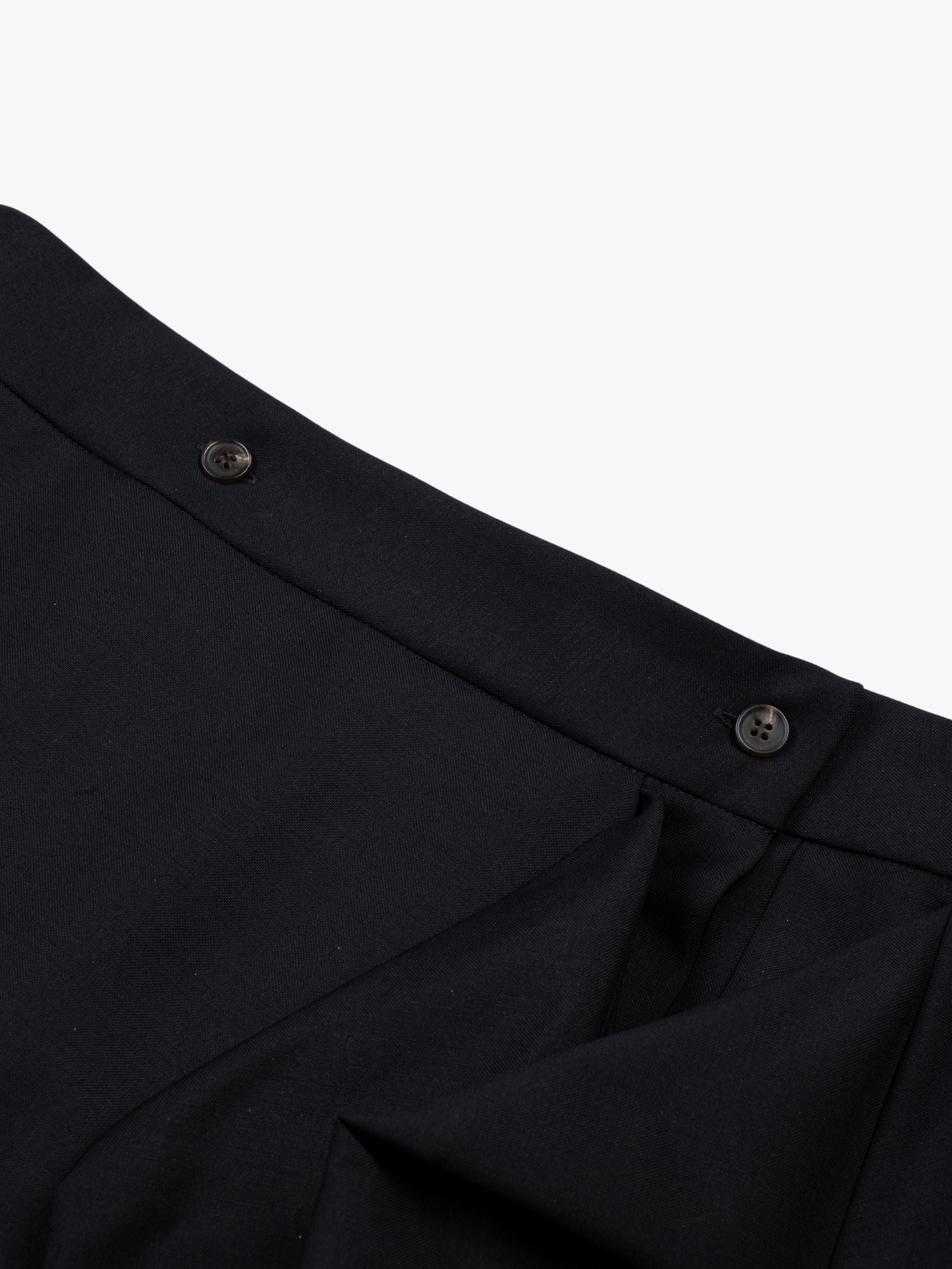 Rohe Shirt Wrap Skirt Black