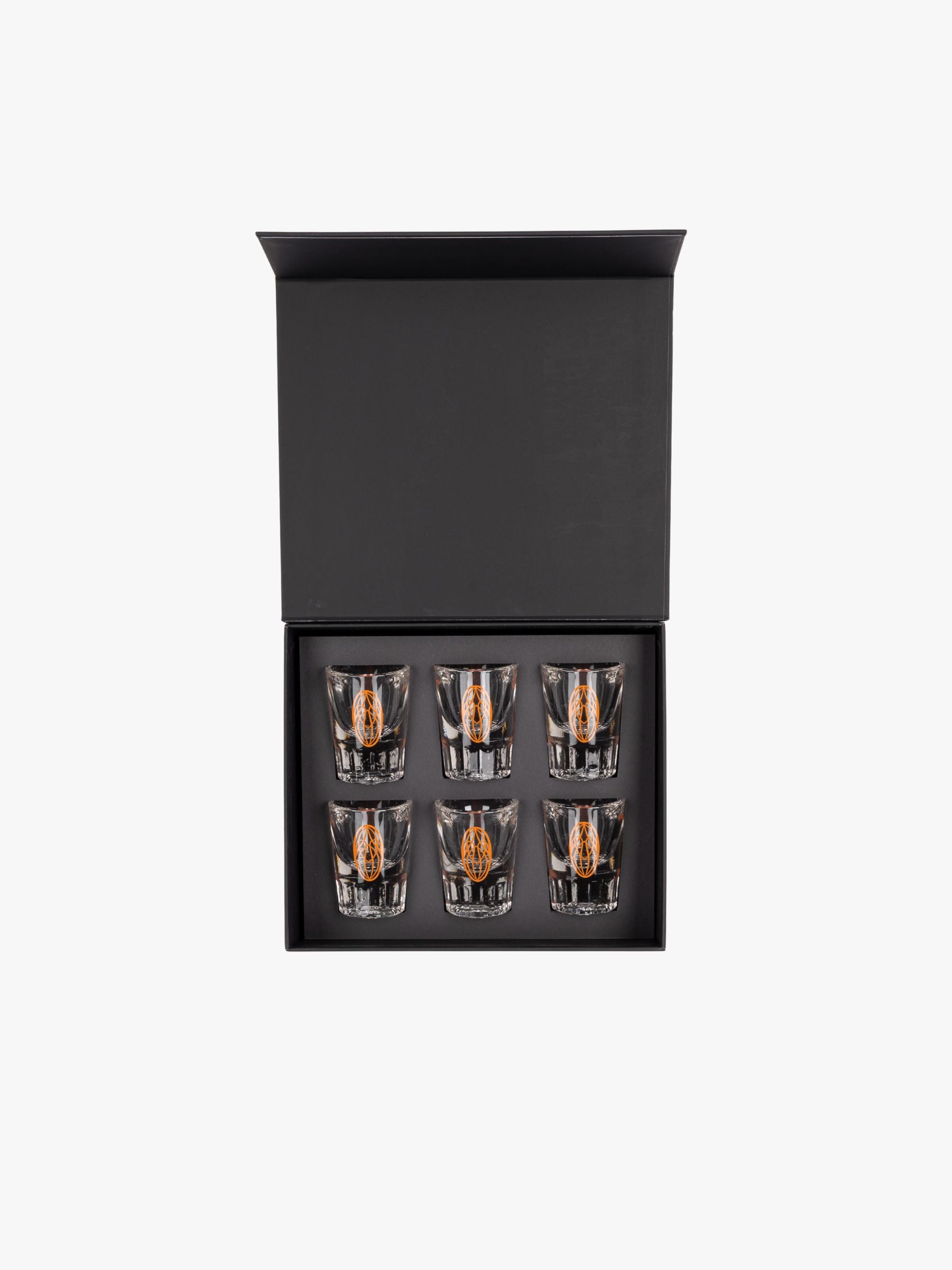 Roomers Box of 6 Shot Glasses Orange