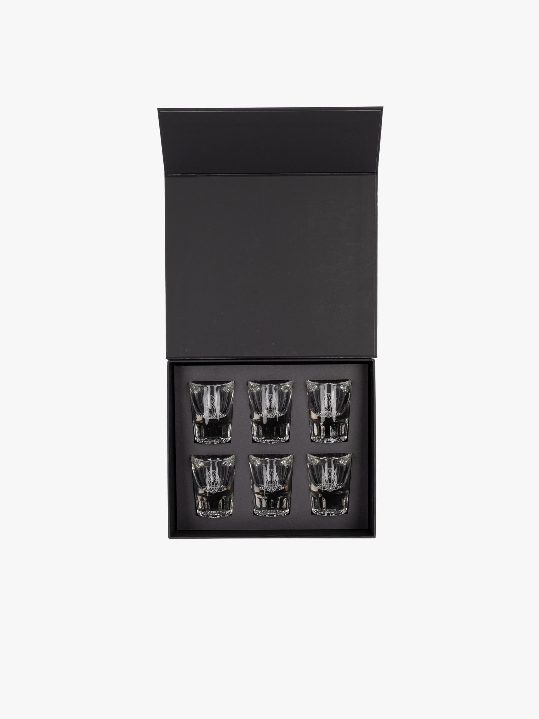 Roomers Box of 6 Shot Glasses White