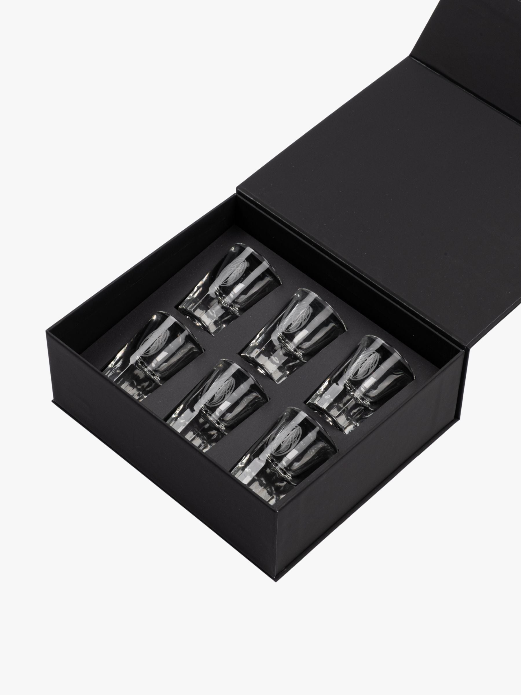 Roomers Box of 6 Shot Glasses White