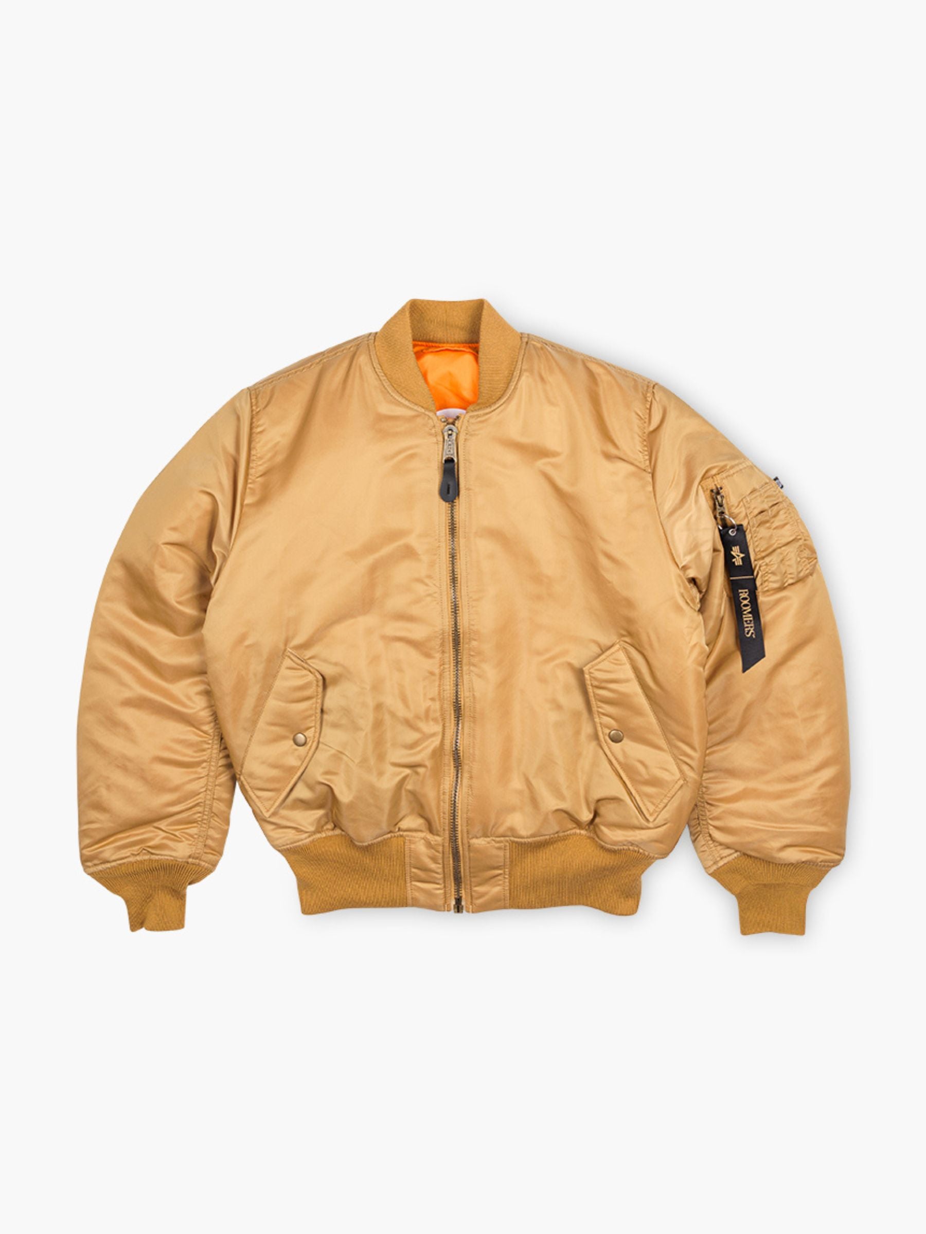 Roomers x Alpha Industries MA-1 Bomber Jacket Gold