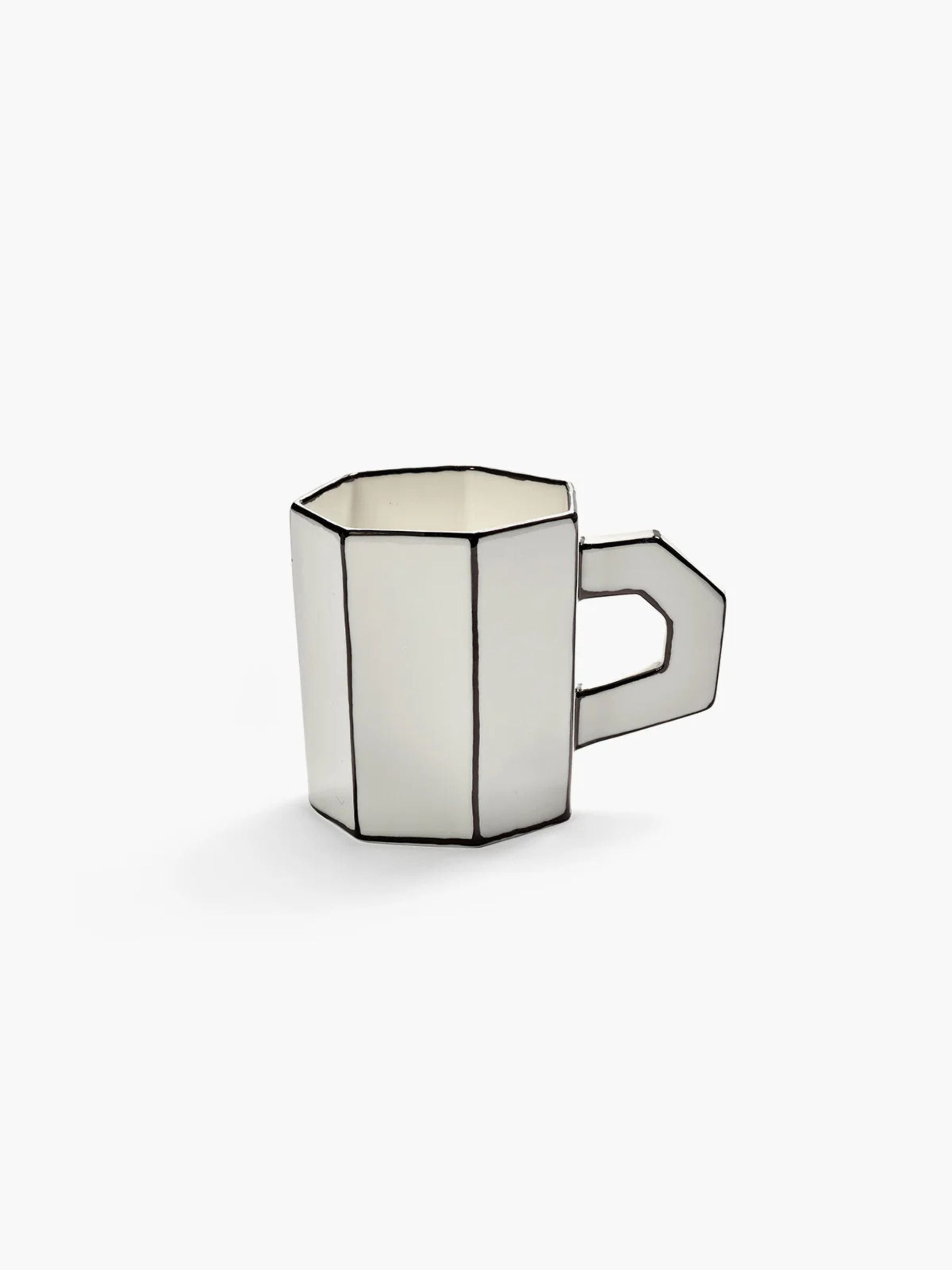 Serax Set of Two Tea Cup Carte Blanche Philips White Black