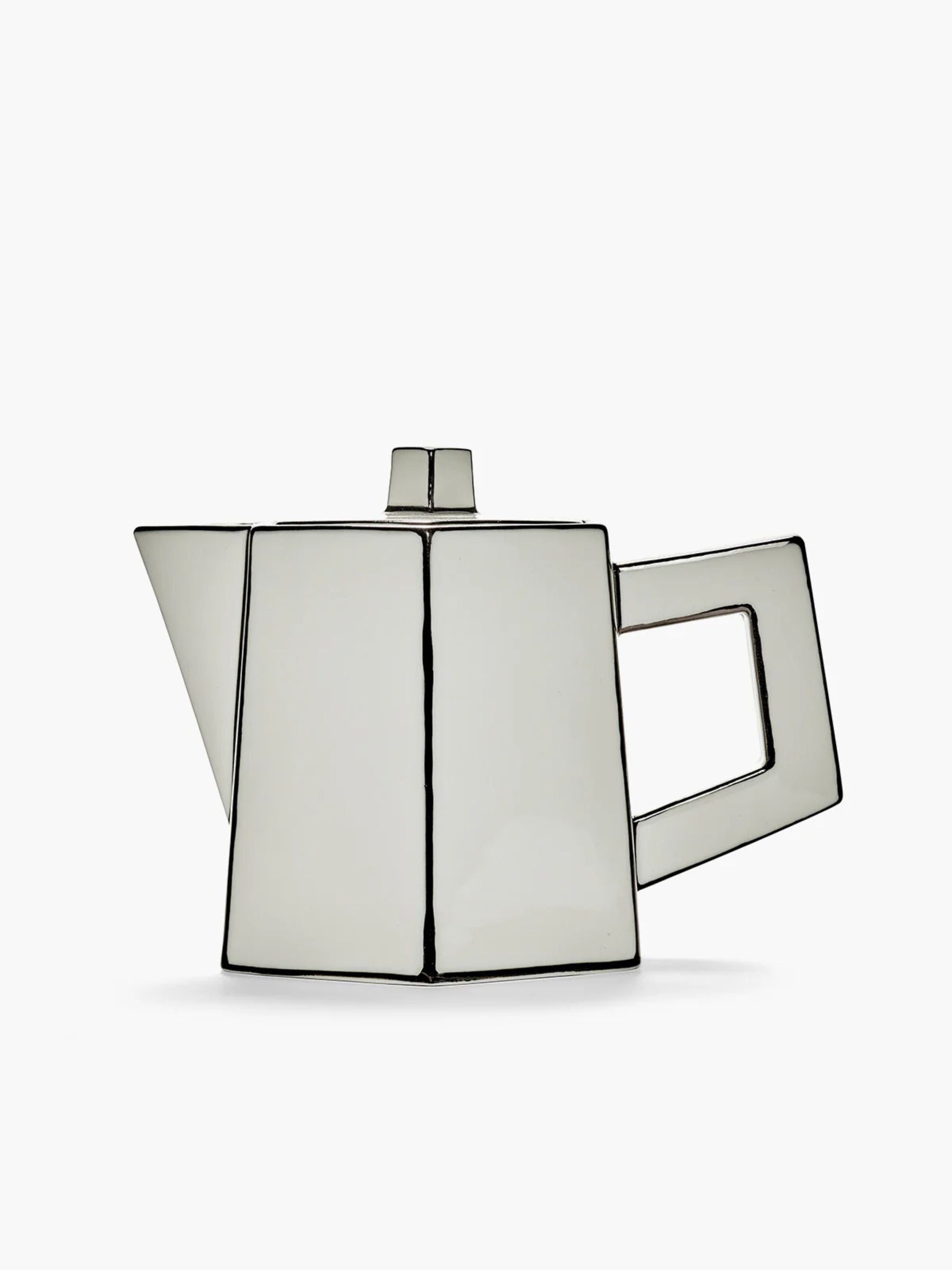 Serax Tea Pot Carte Blanche Philips White Black