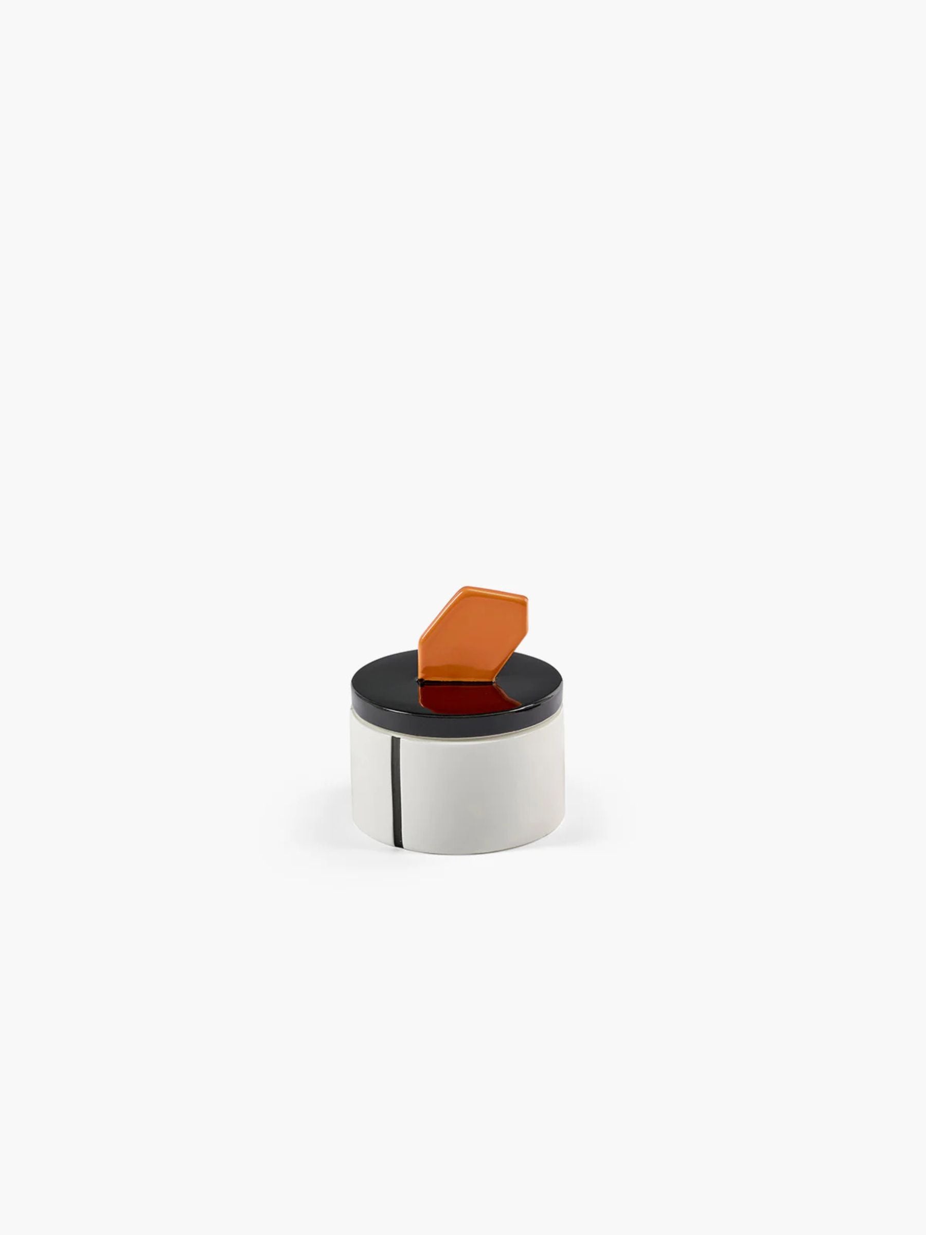 Serax Plan C Candle M Black Orange Candela 02
