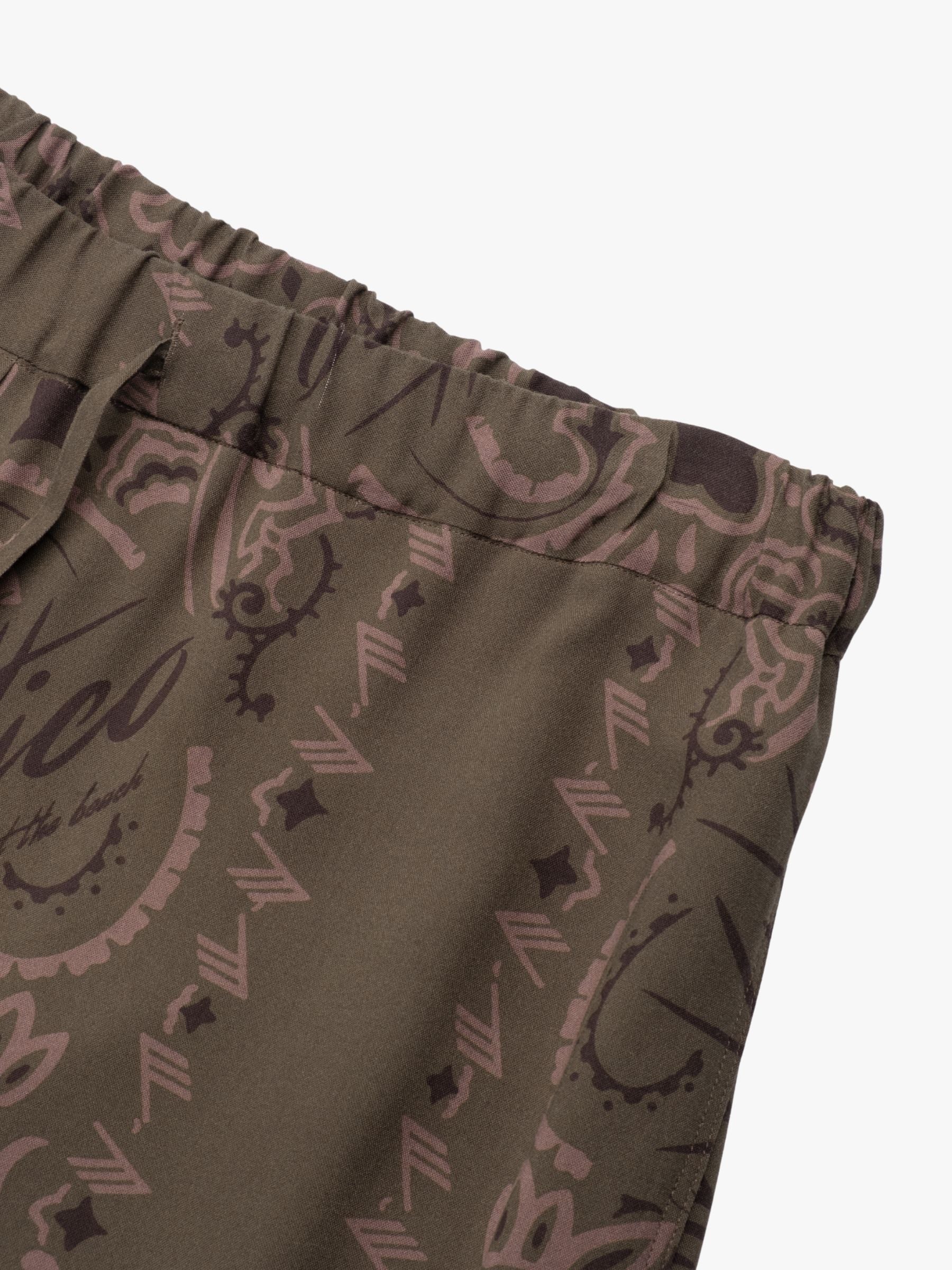 The Attico Bandana Pants Military Green