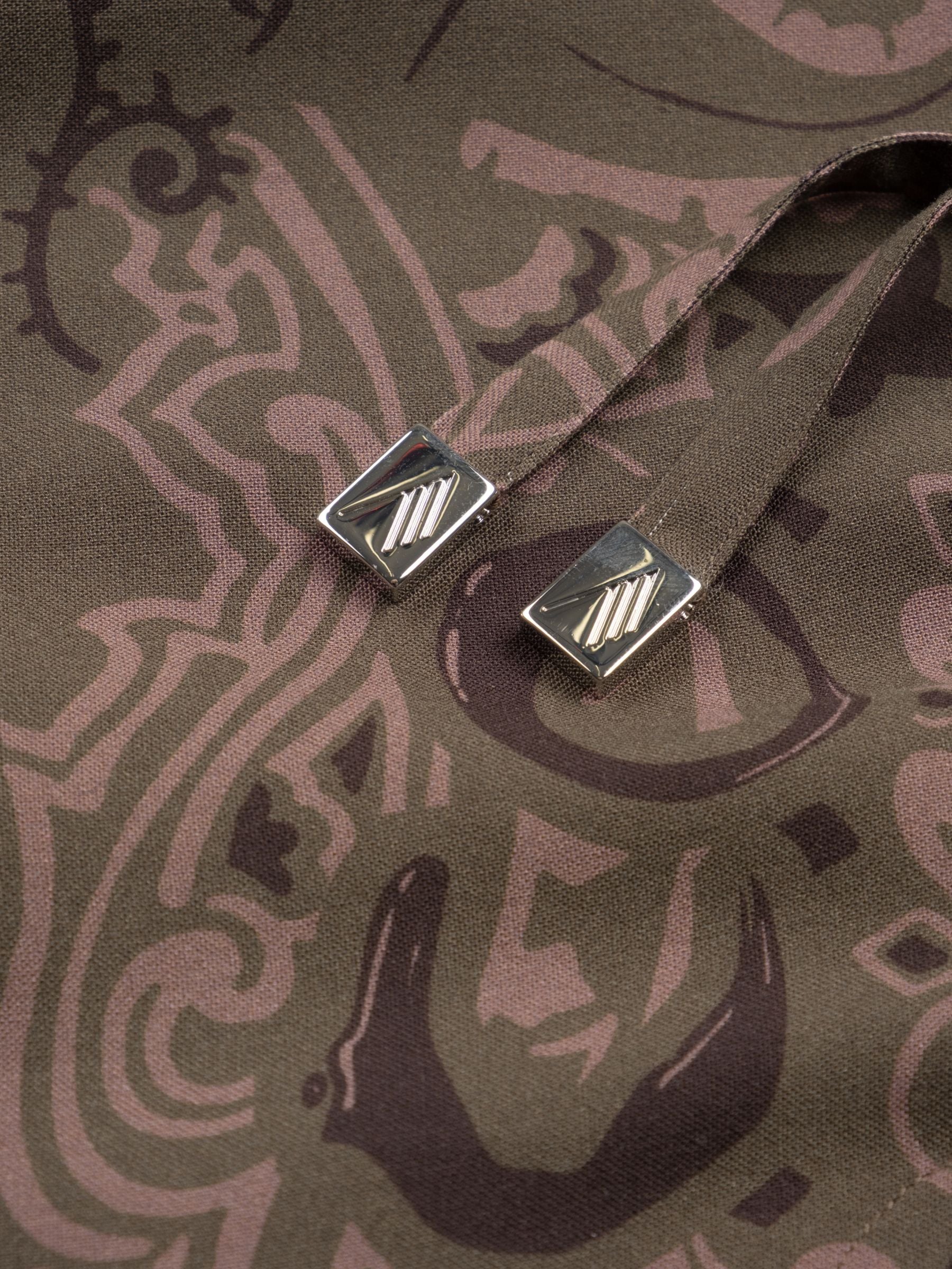 The Attico Bandana Pants Military Green