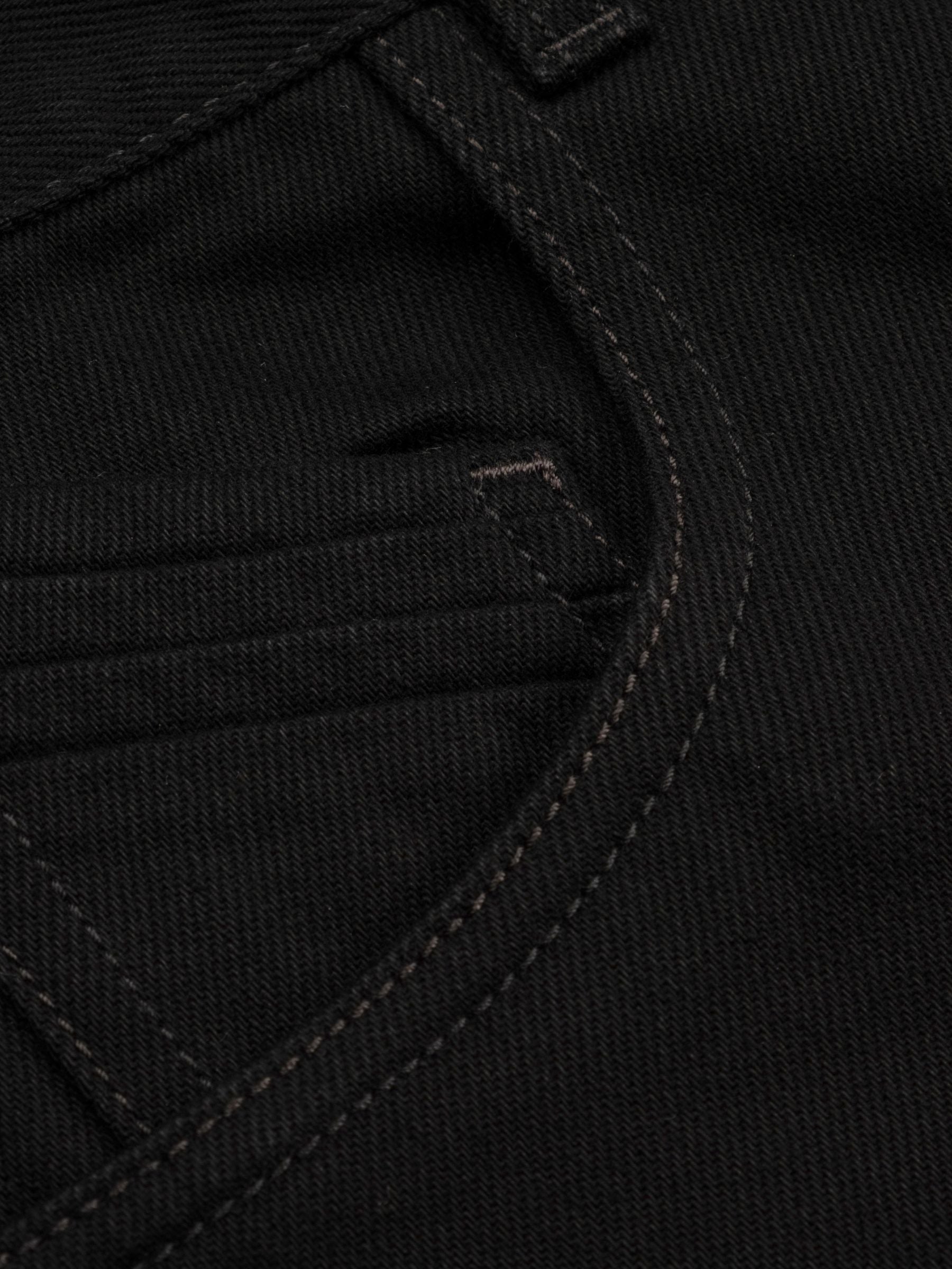 The Attico Curved Denim Black