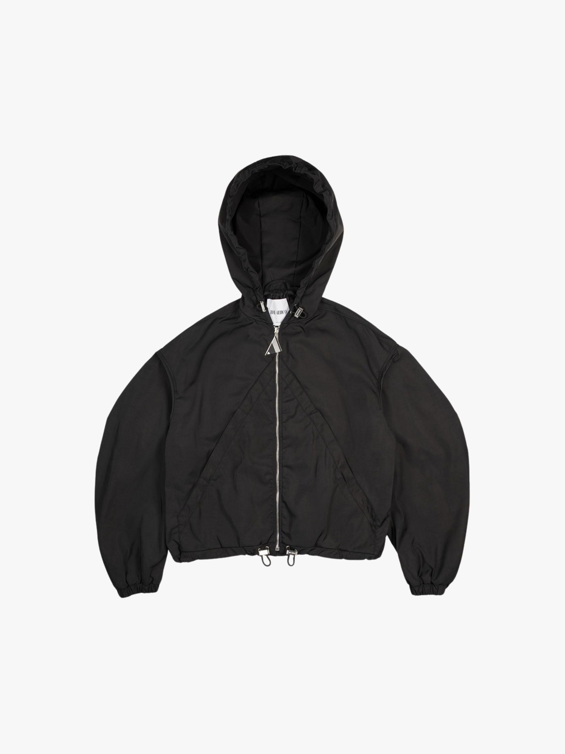The Attico Light Bomber Jacket Nylon Black