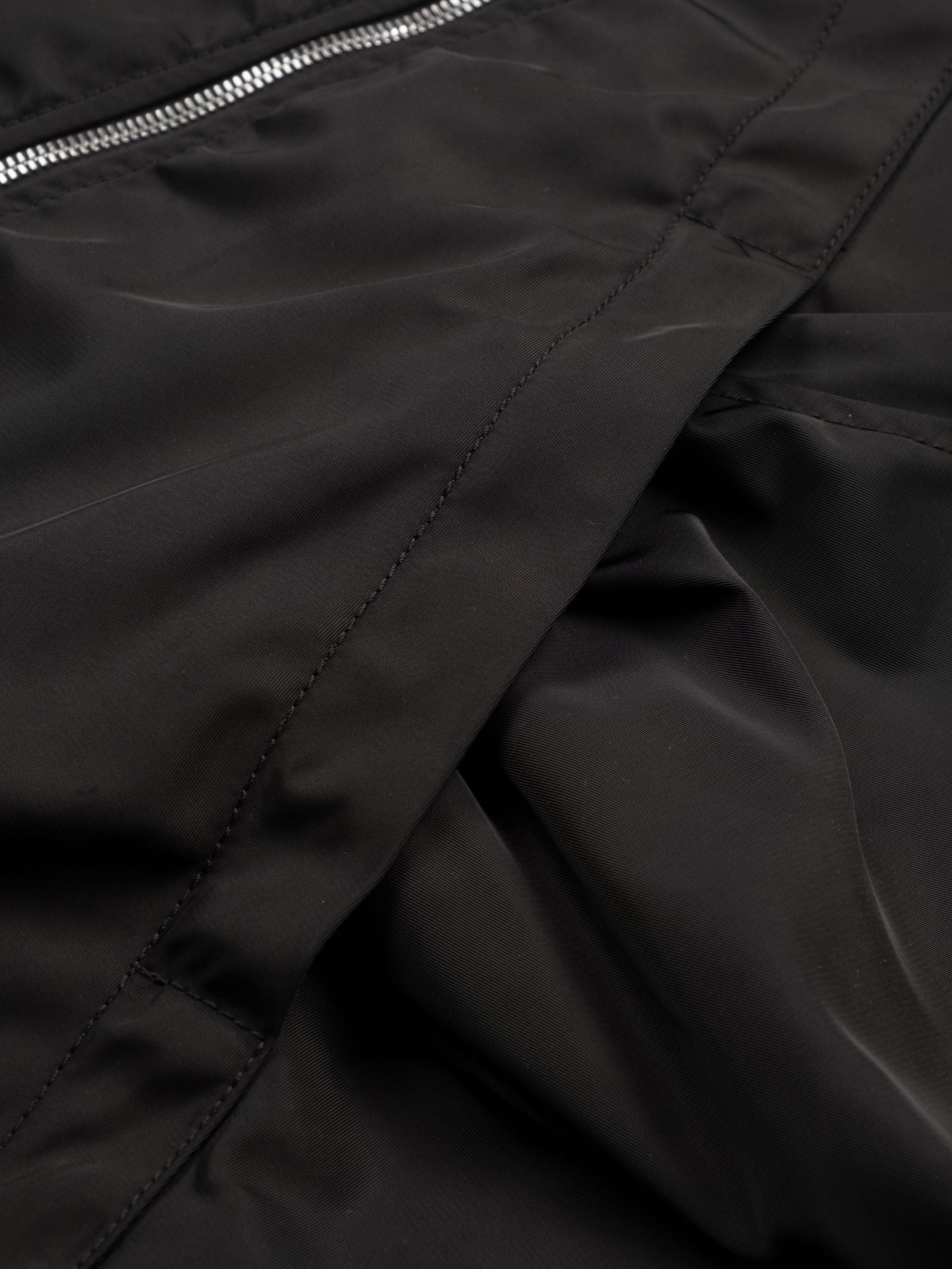 The Attico Light Bomber Jacket Nylon Black