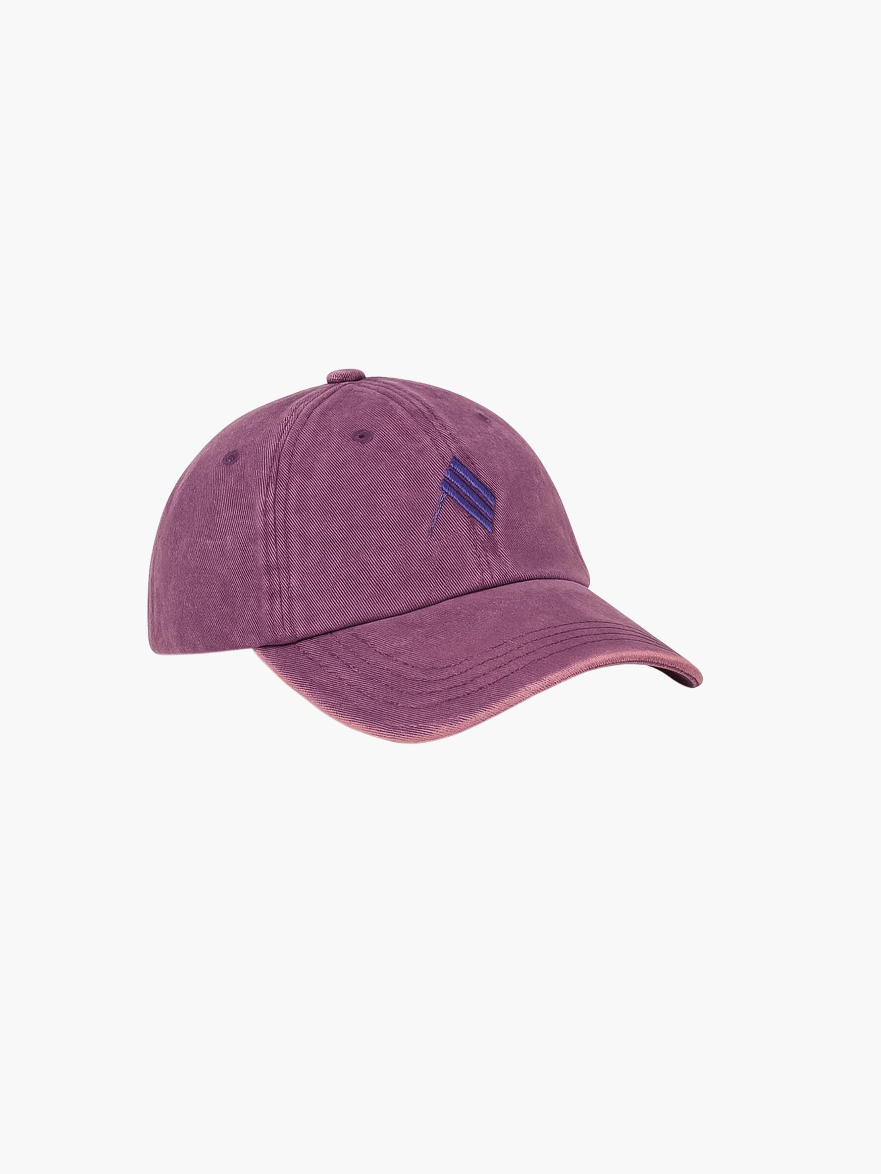 The Attico Logo Cap Purple