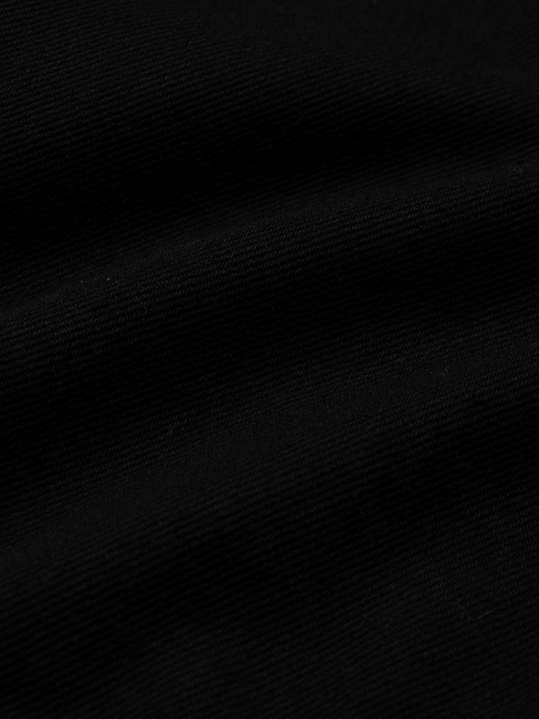 The Attico Strap Baggy Denim Pants Black