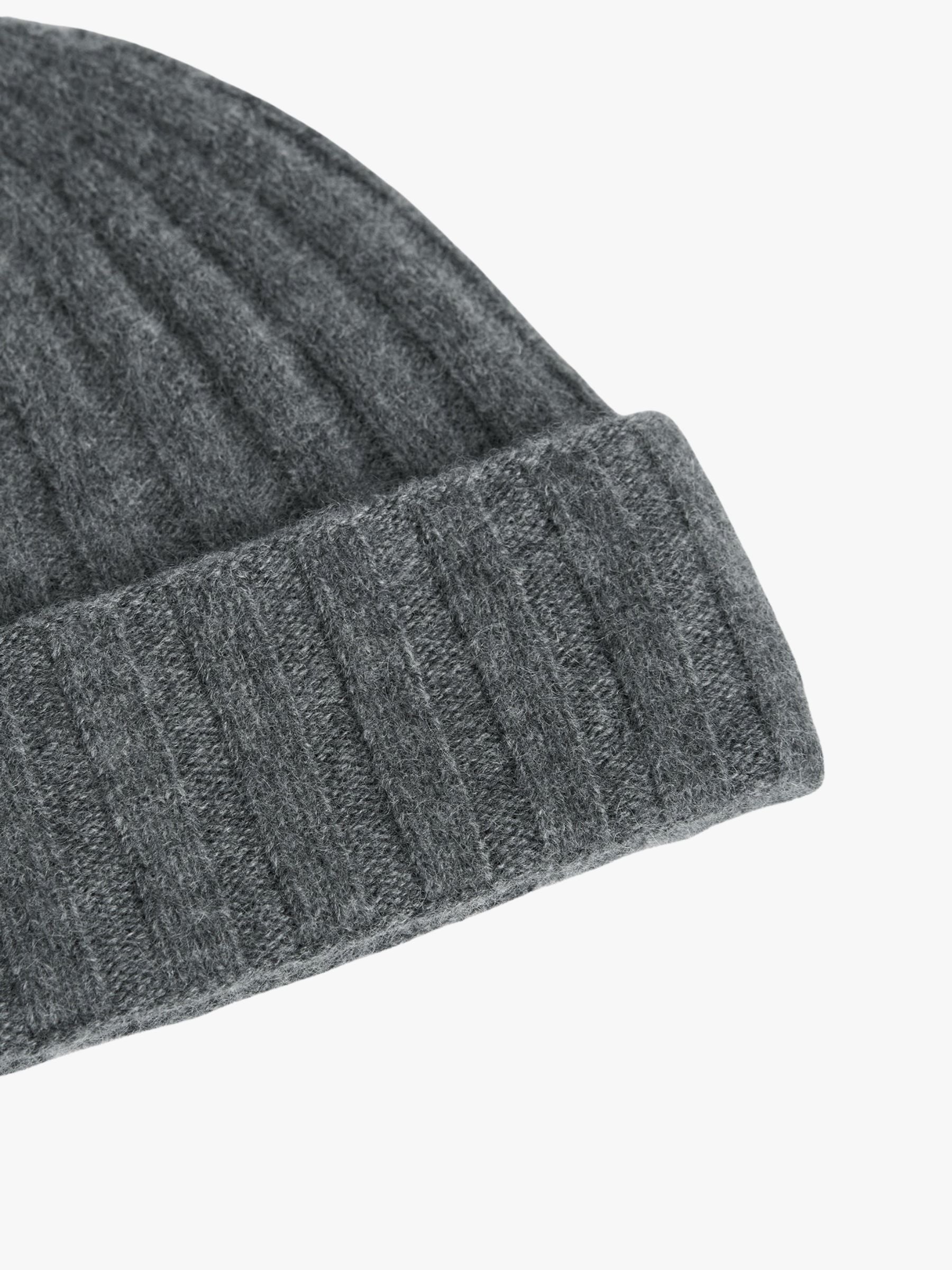 Toteme Cashmere Beanie Charcoal Melange