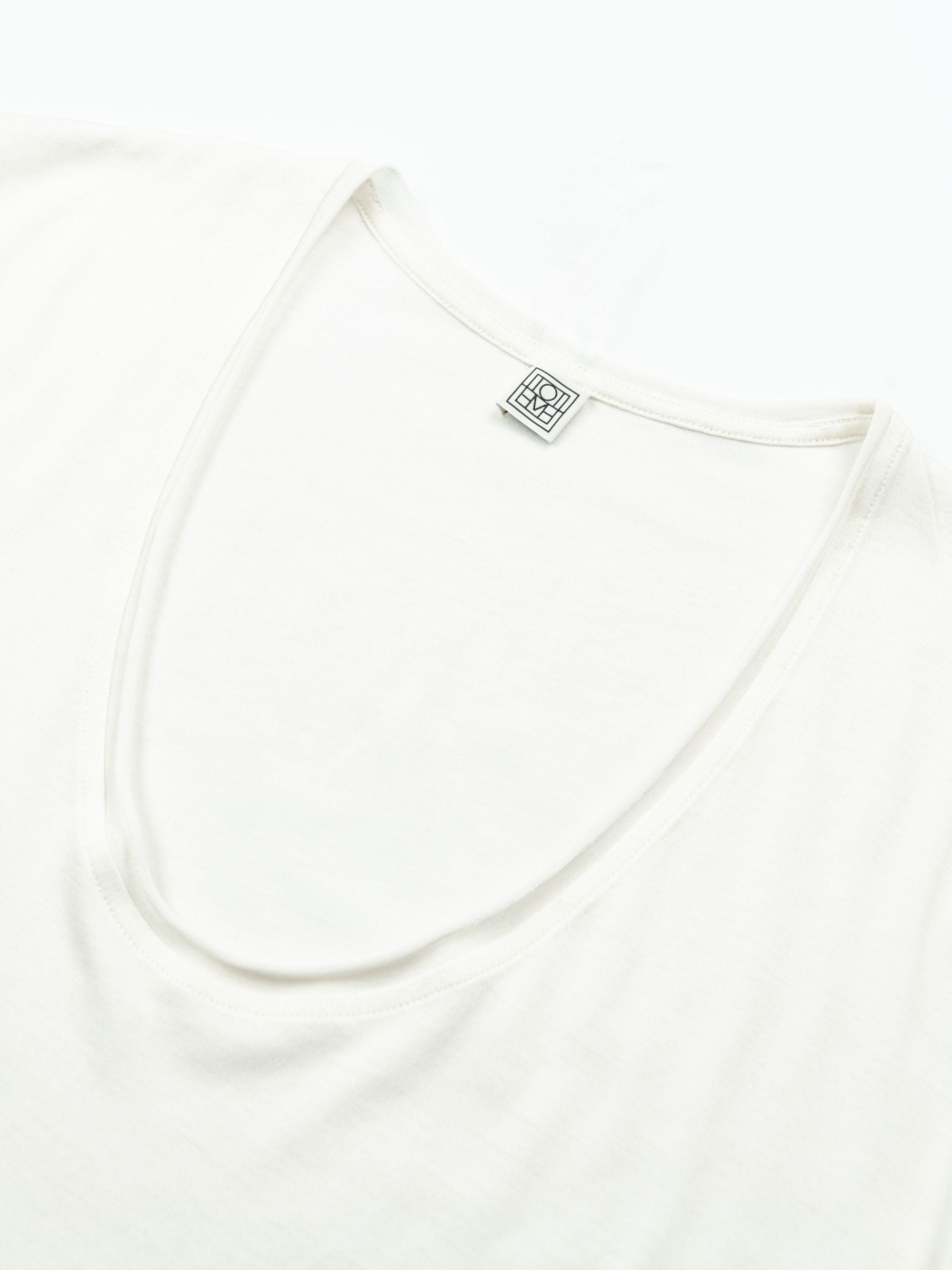 Toteme Cotton Silk Tee Off White