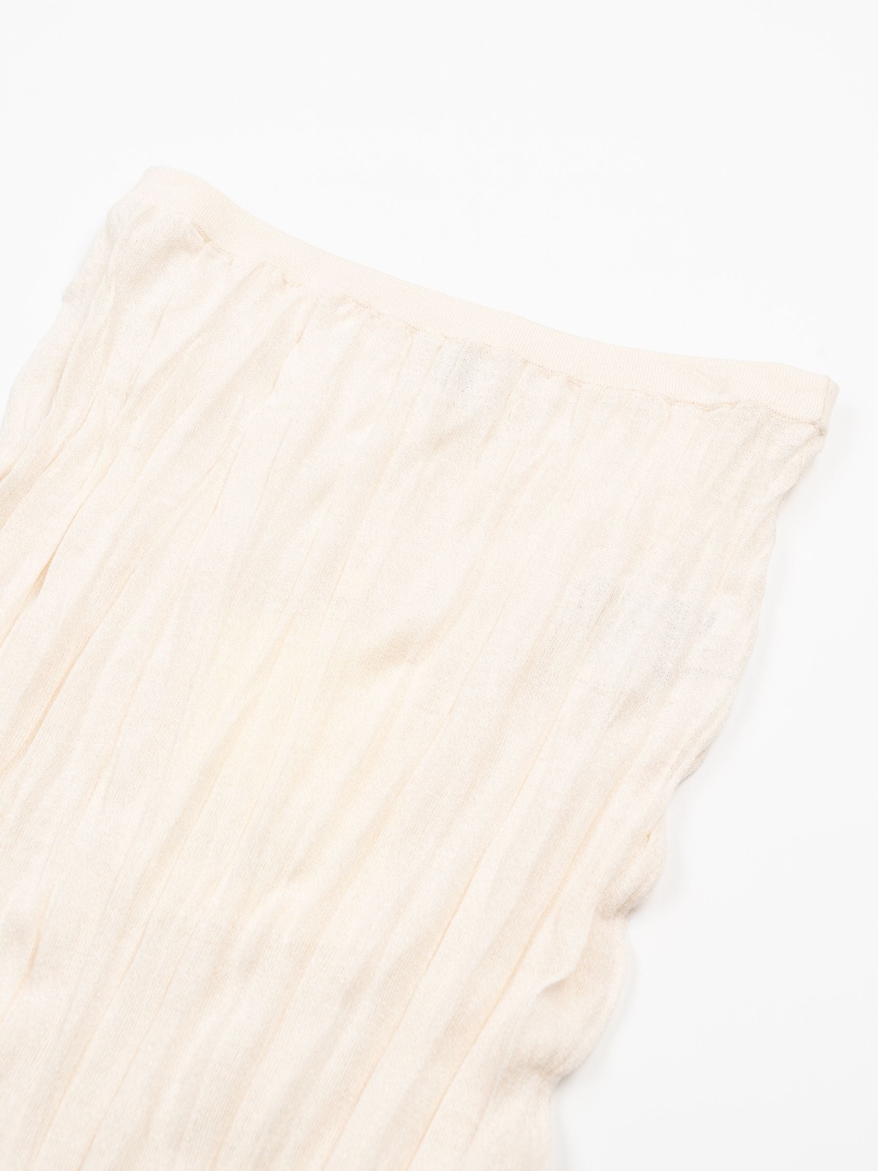 Toteme Crinkled Knit Skirt Pale Apricot